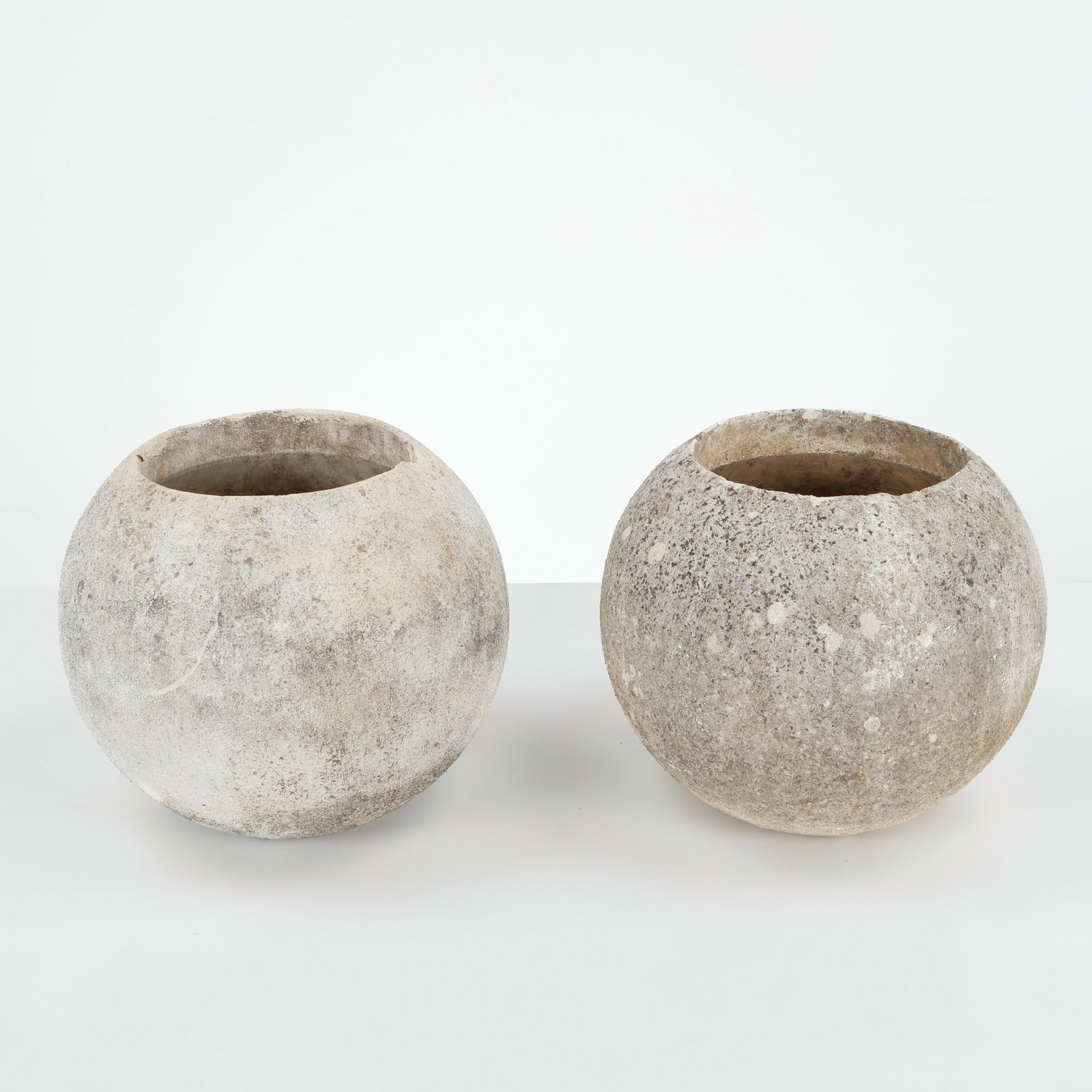 Grandon Fres, Pair of Spherical Planters, 1960s (1 of 12)
