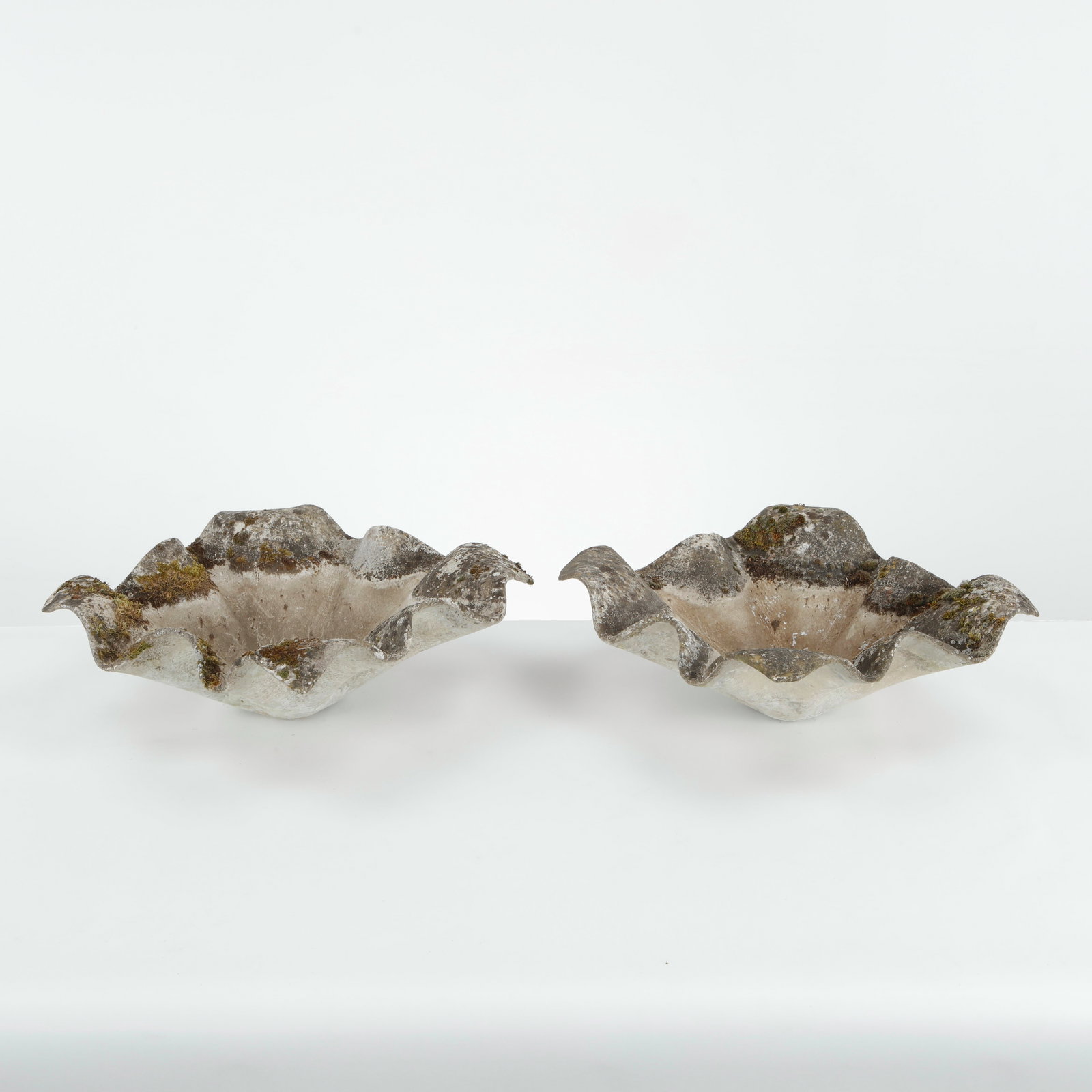 Willy Guhl, Pair of Small Elephant Ear Planters, 1960s (1 of 12)