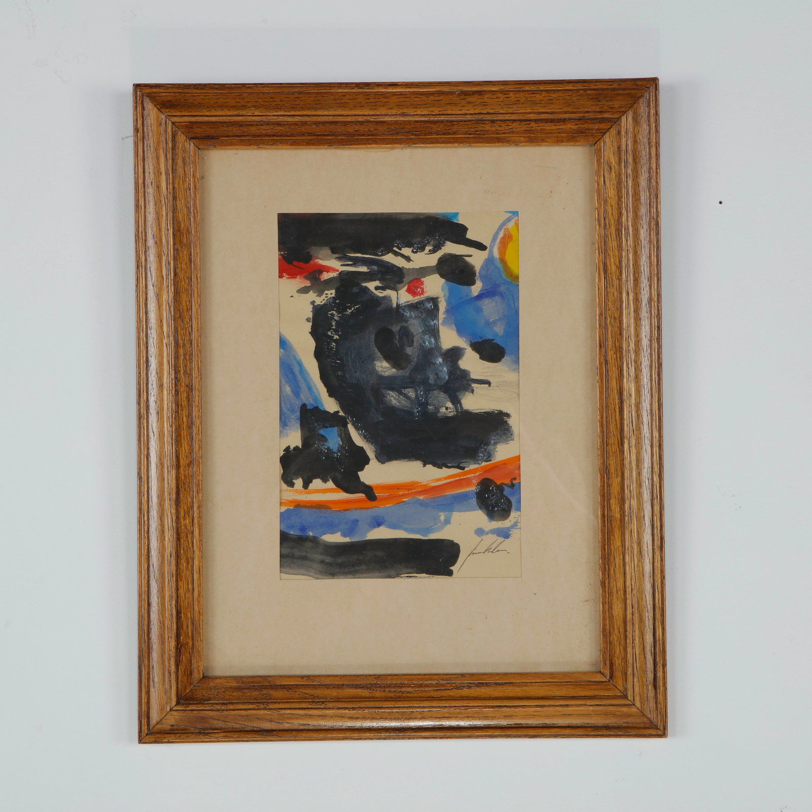Watercolor on Paper Attributed to Helen Frankenthaler (1 of 4)