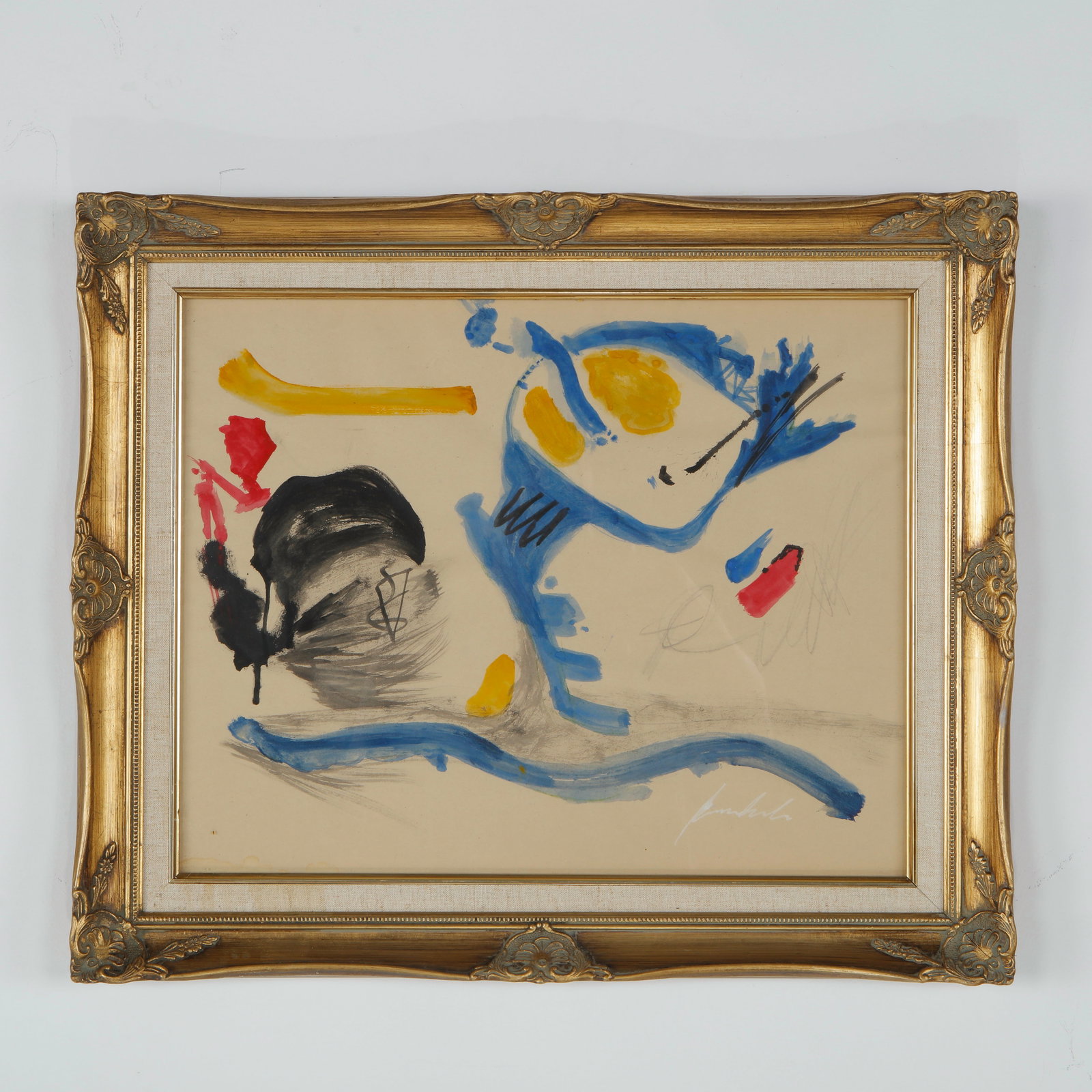 Watercolor on Paper Attributed to Helen Frankenthaler (1 of 6)