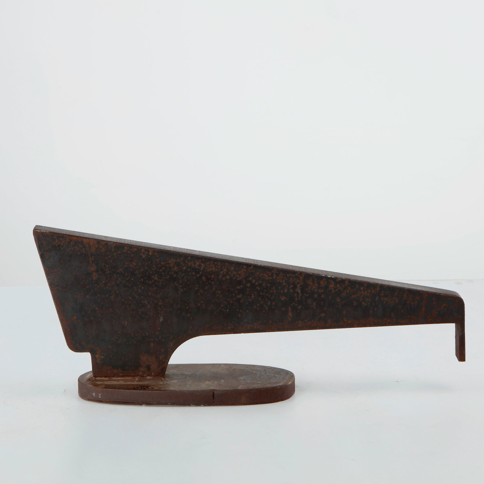 Simi Dabah, Iron Abstract Brutalist Tabletop Sculpture, 1970s (1 of 15)