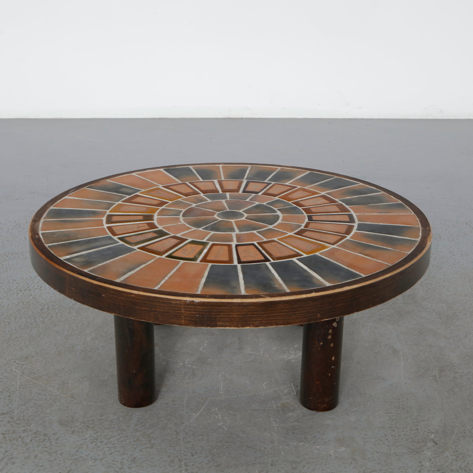 Roger Capron, Ceramic Round Coffee Table, 1960s (1 of 11)