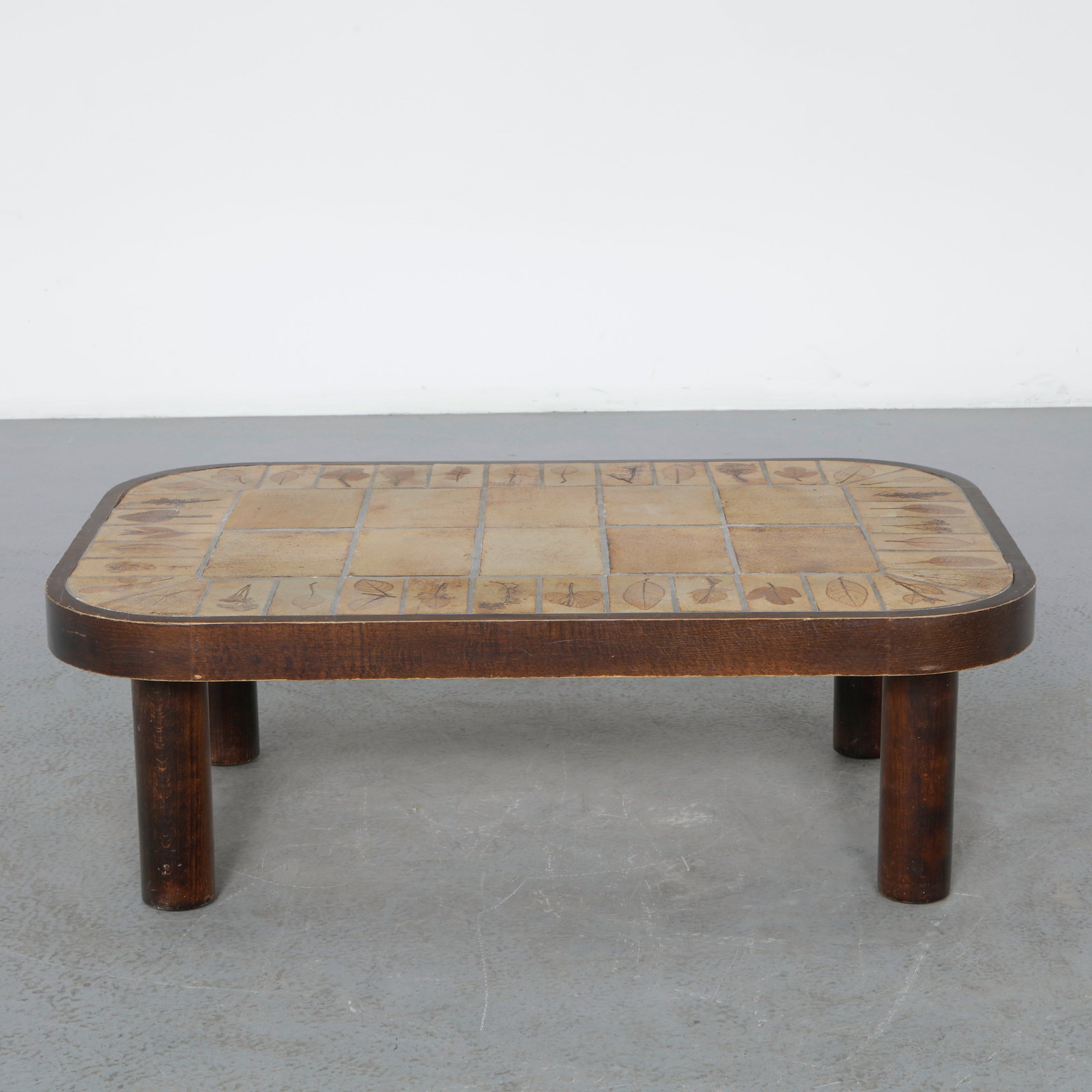 Roger Capron, Rectangular Ceramic Coffee Table, 1960s - 2