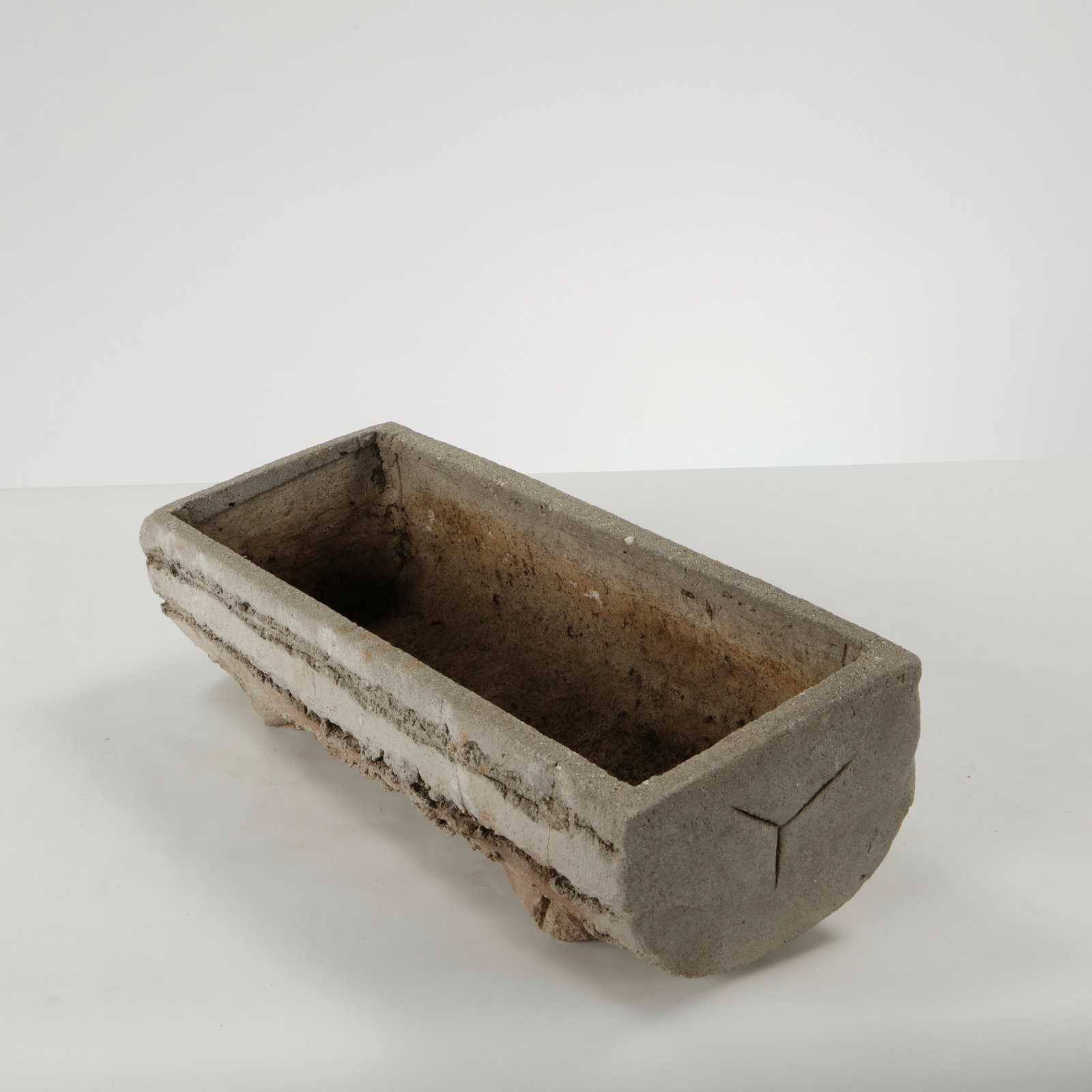 Faux Bois Rectangular Planter, 1960s - 6
