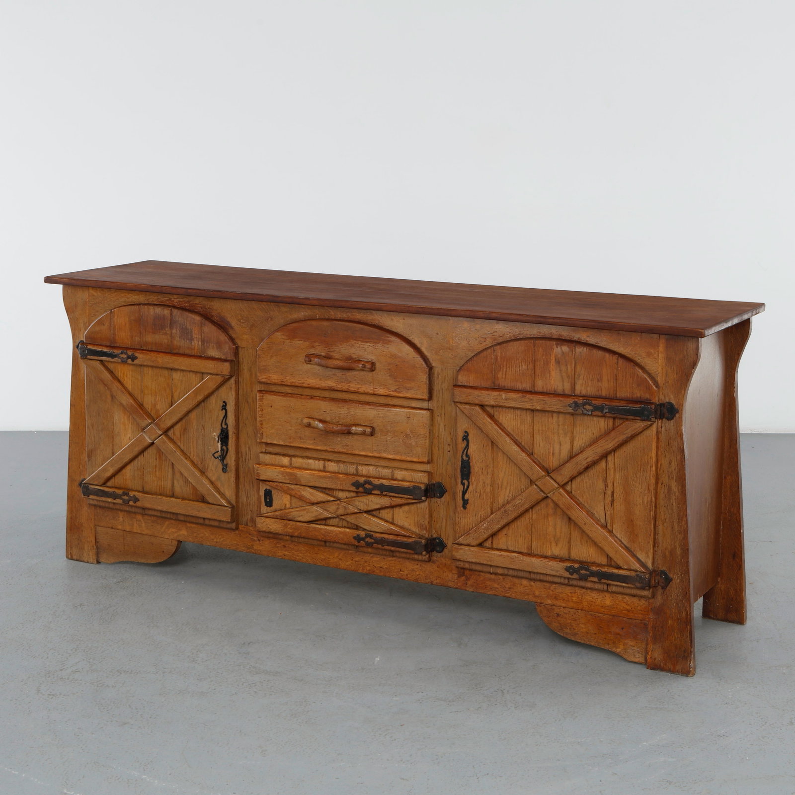 Catalan Spanish Baroque Wood Sideboard (1 of 20)