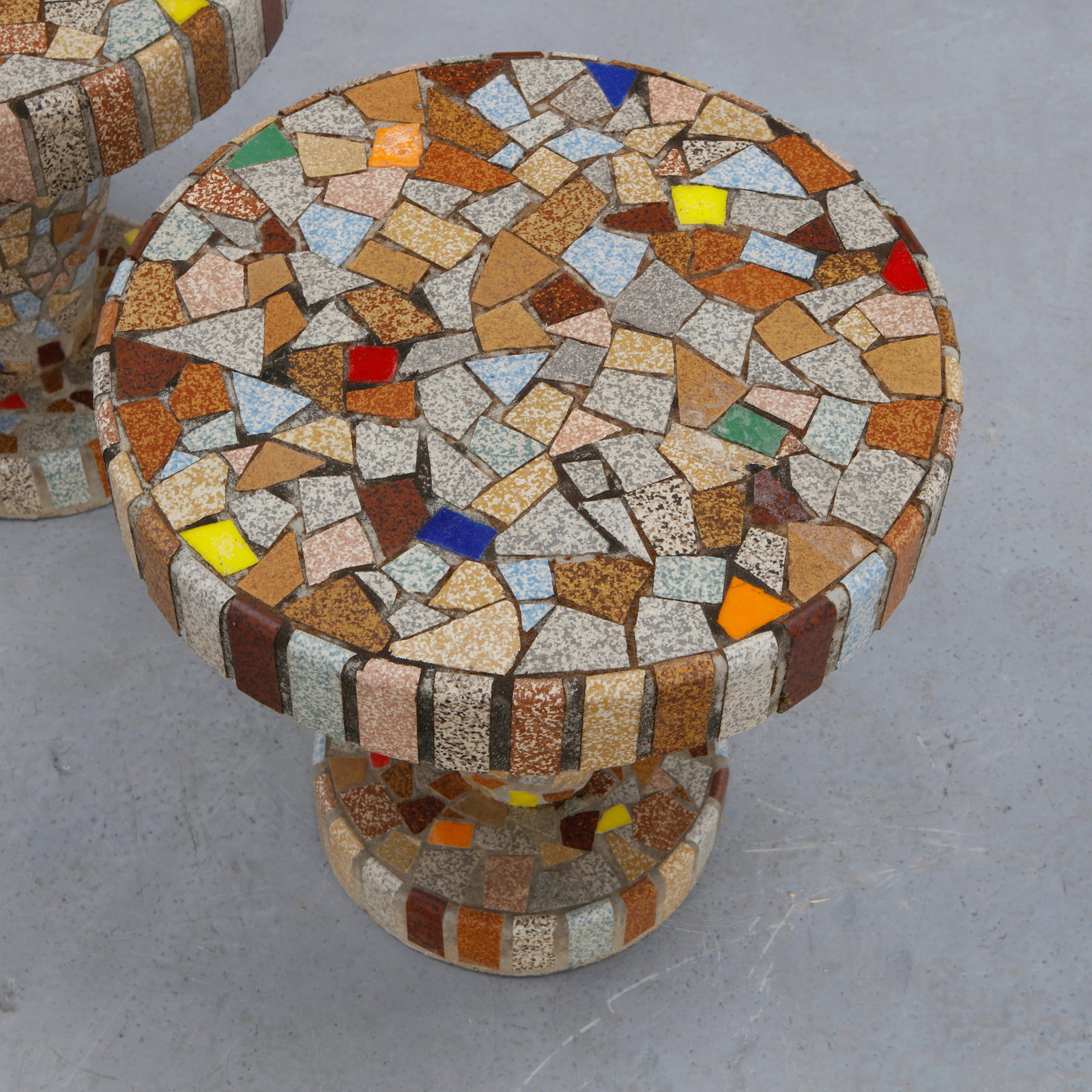 Multicolor Mosaic Dining Set, 1960s - 11