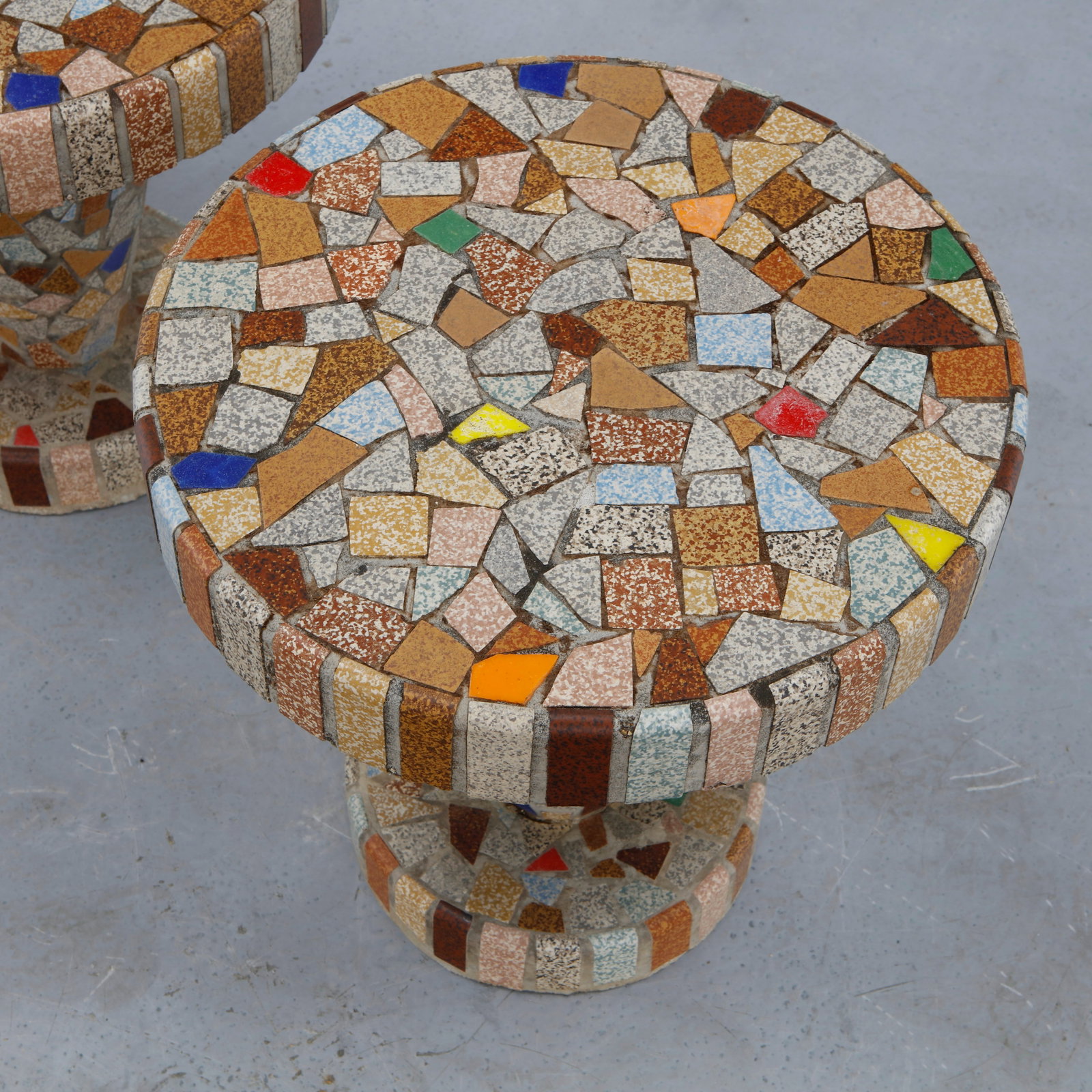 Multicolor Mosaic Dining Set, 1960s - 12