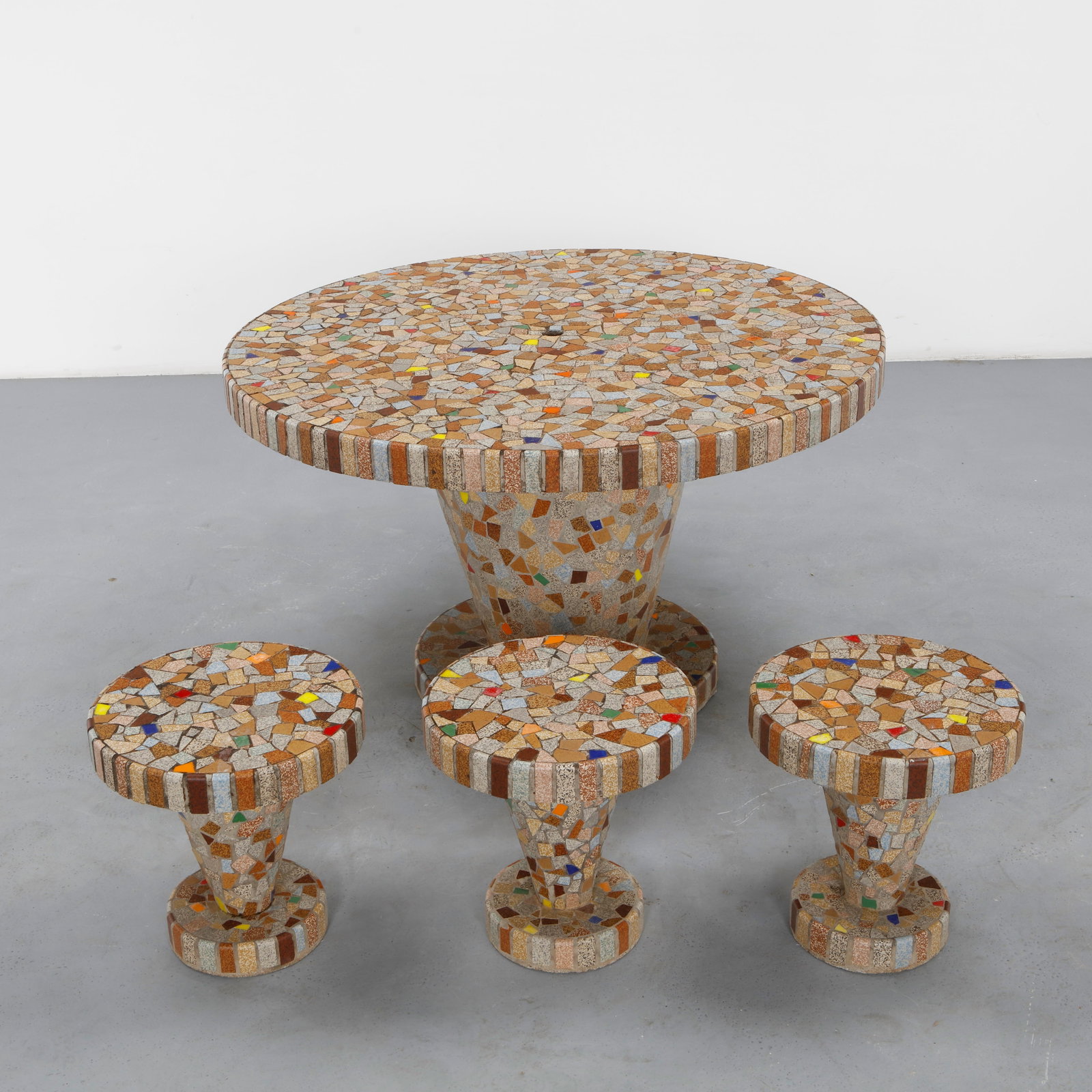 Multicolor Mosaic Dining Set, 1960s - 3
