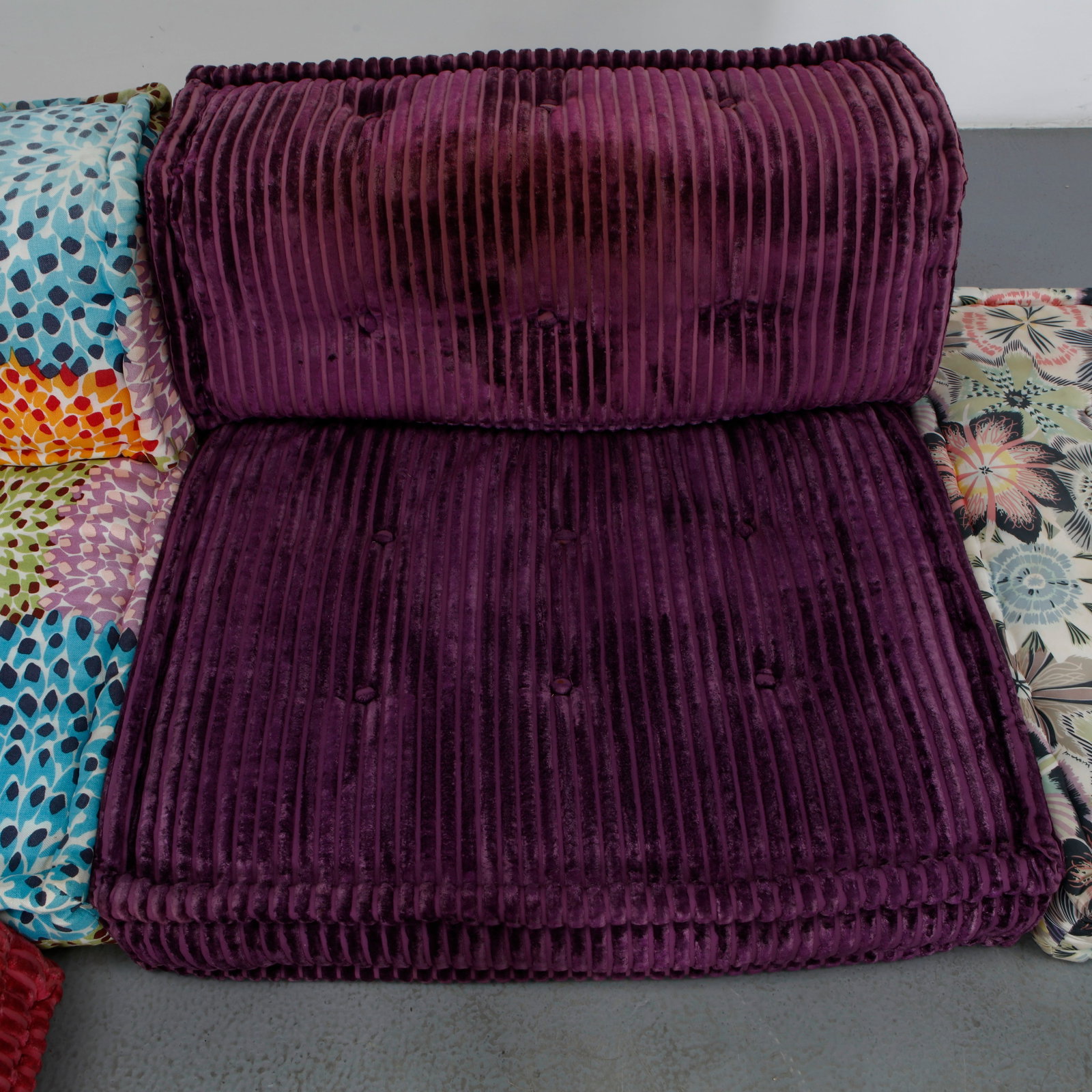 Hans Hopfer for Roche Bobois, 13-Piece Missoni Mah Jong Modular Sofa, 2000s - 16