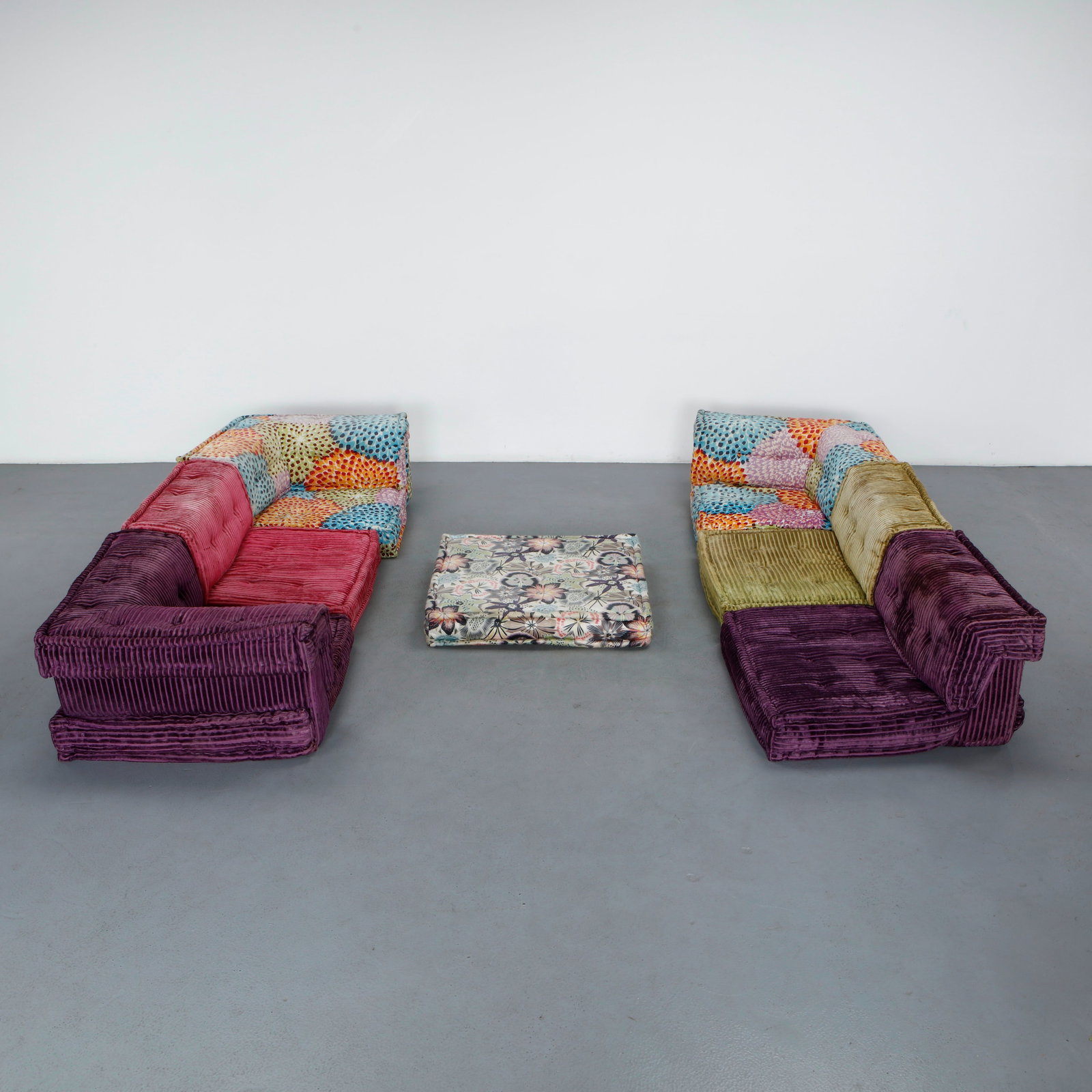 Hans Hopfer for Roche Bobois, 13-Piece Missoni Mah Jong Modular Sofa, 2000s - 7