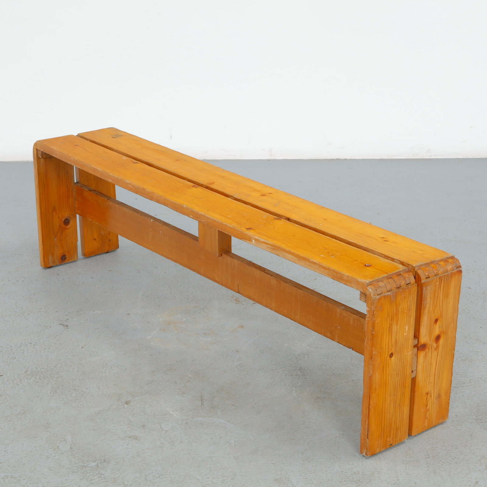 Charlotte Perriand for Les Arcs 1600, Pine Bench, 1960s (1 of 12)