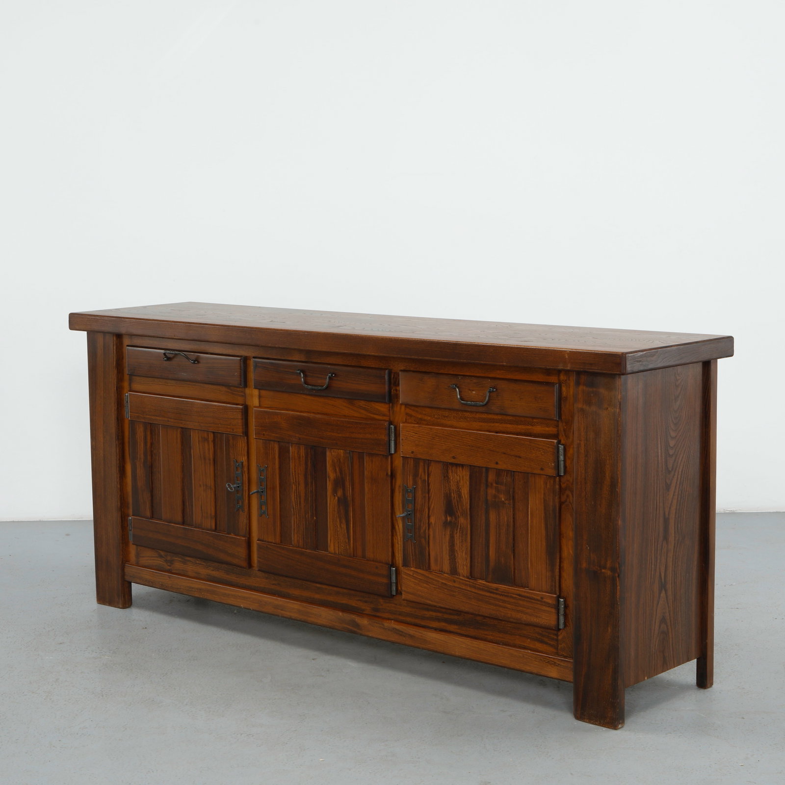 Neo Gothic Style French Large Sideboard, 1980s (1 of 20)