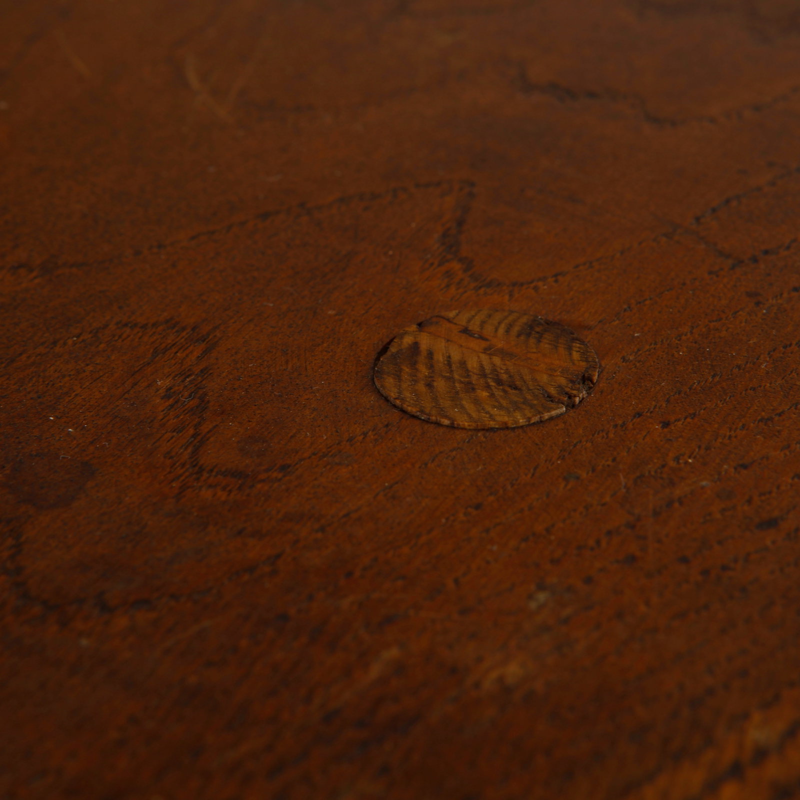 Rustic Solid Wood Stool, 1960s - 10