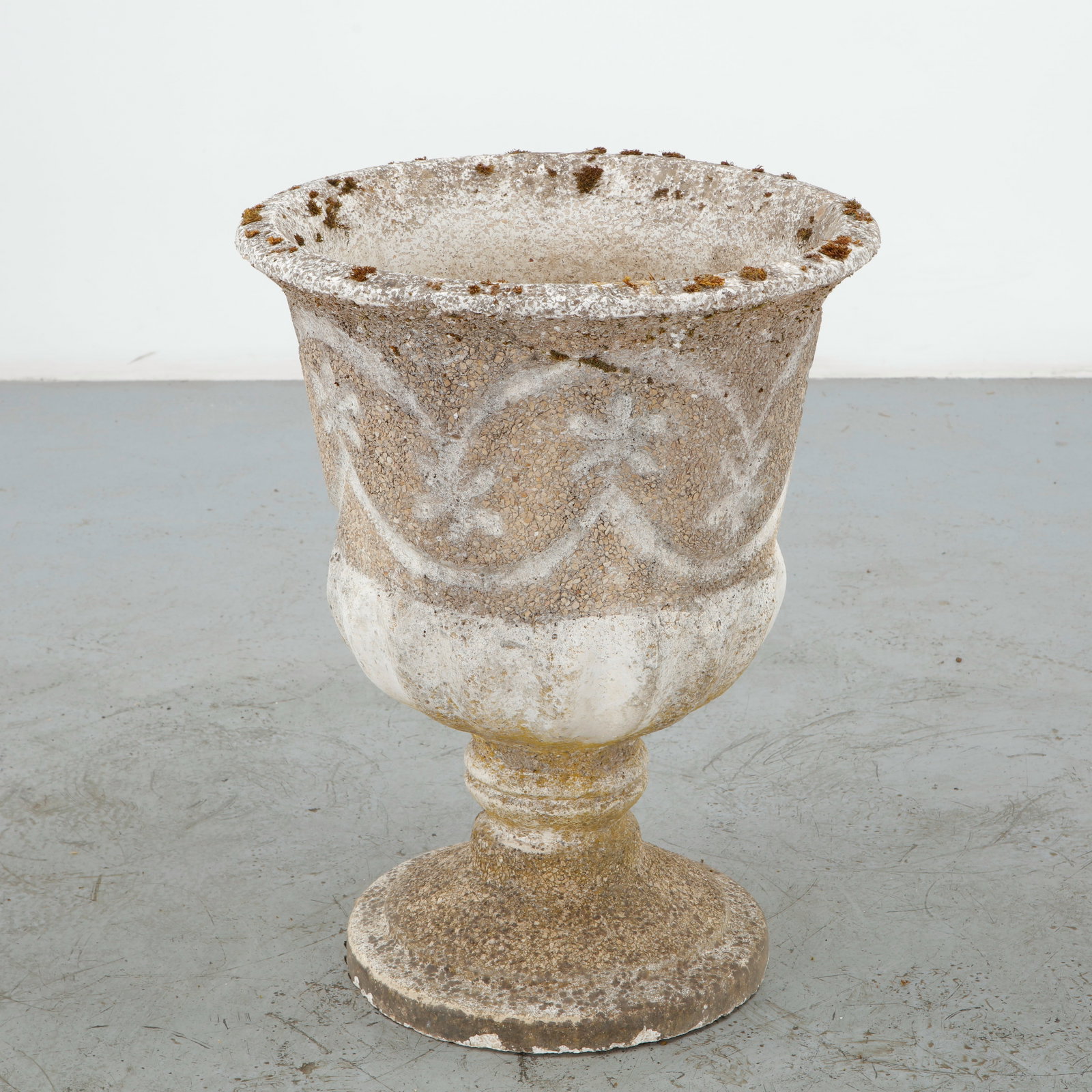 Decorative Concrete Urn Planter, 1960s (1 of 14)