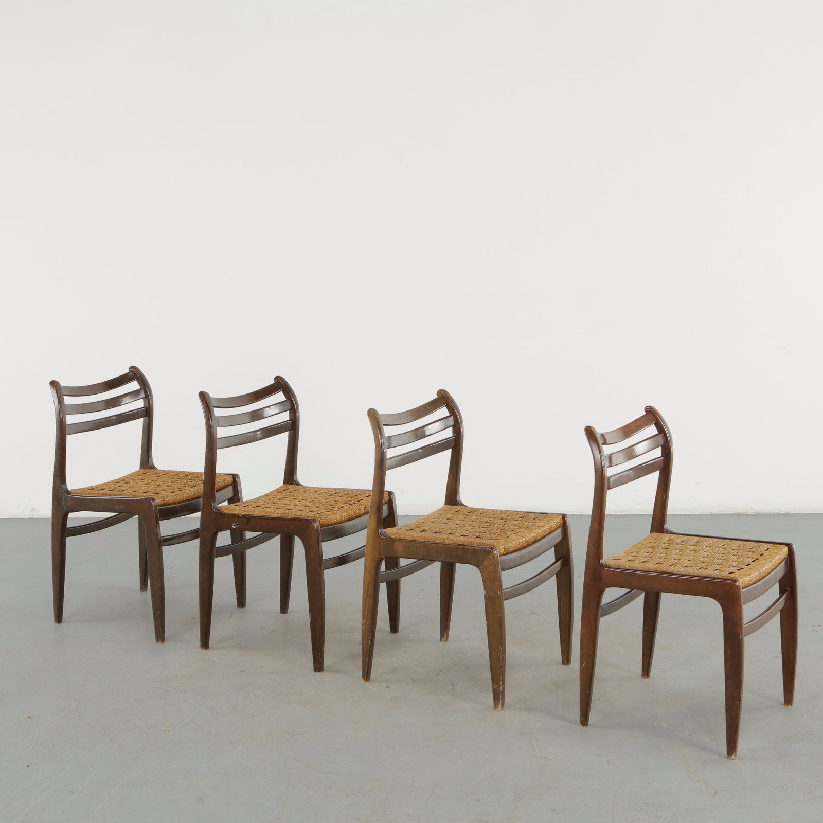 Niels Otto Moller for J.L. Mollers Mobelfabrik, Set of Four Model 78 Dining Chairs, 1960s (1 of 20)