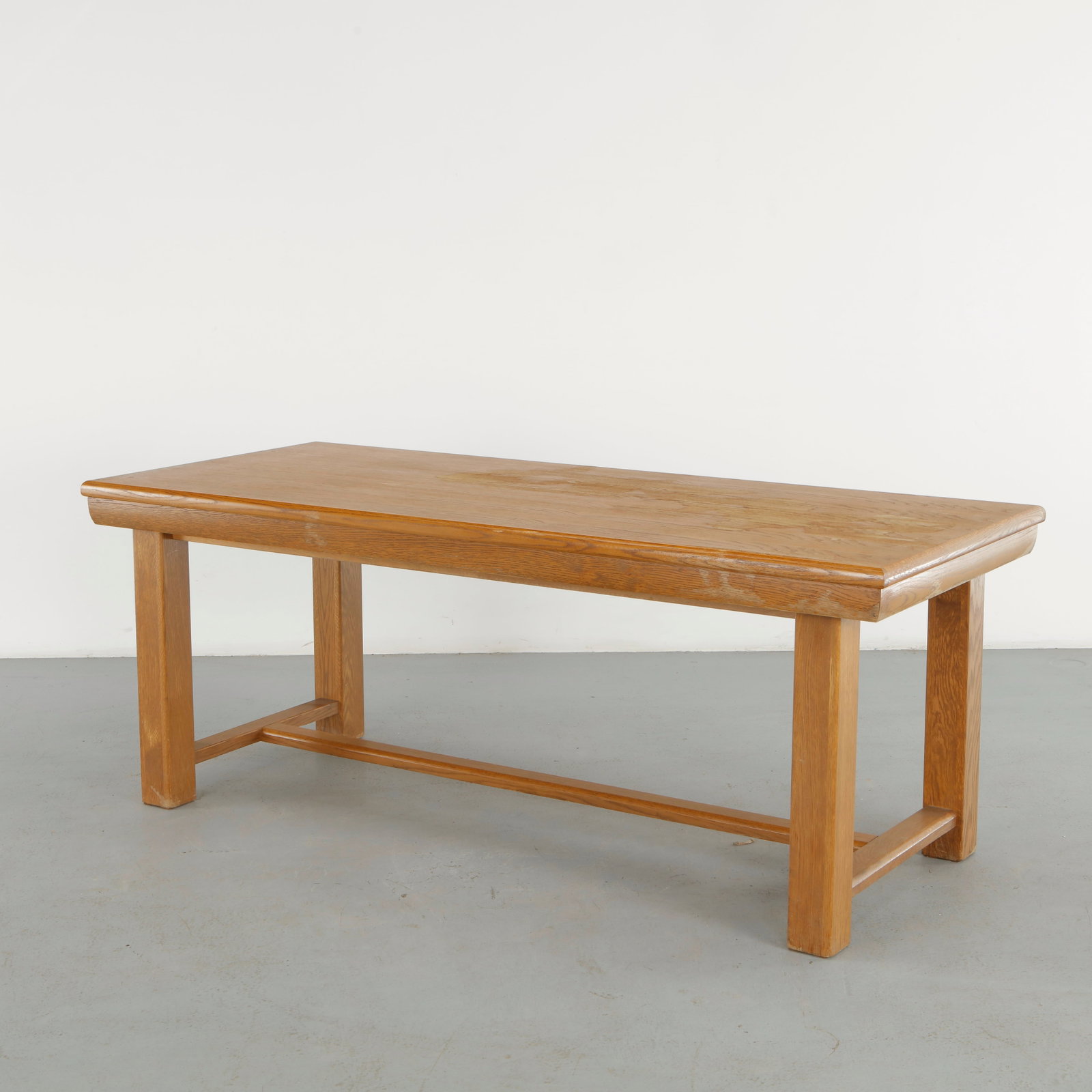 Brutalist Wood Dining Table, 1960s (1 of 15)