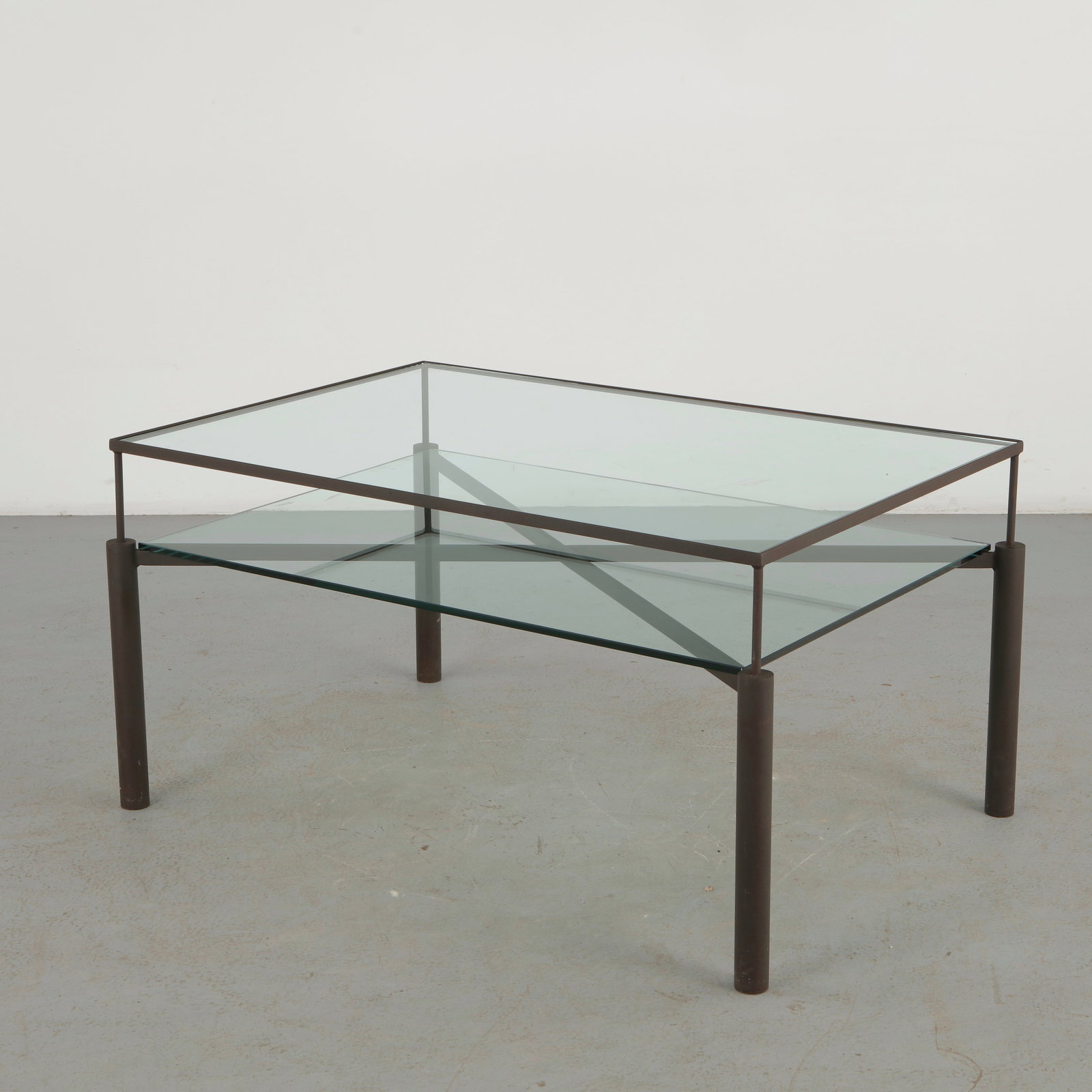 John Saladino, Glass and Metal Table, 1980s (1 of 12)