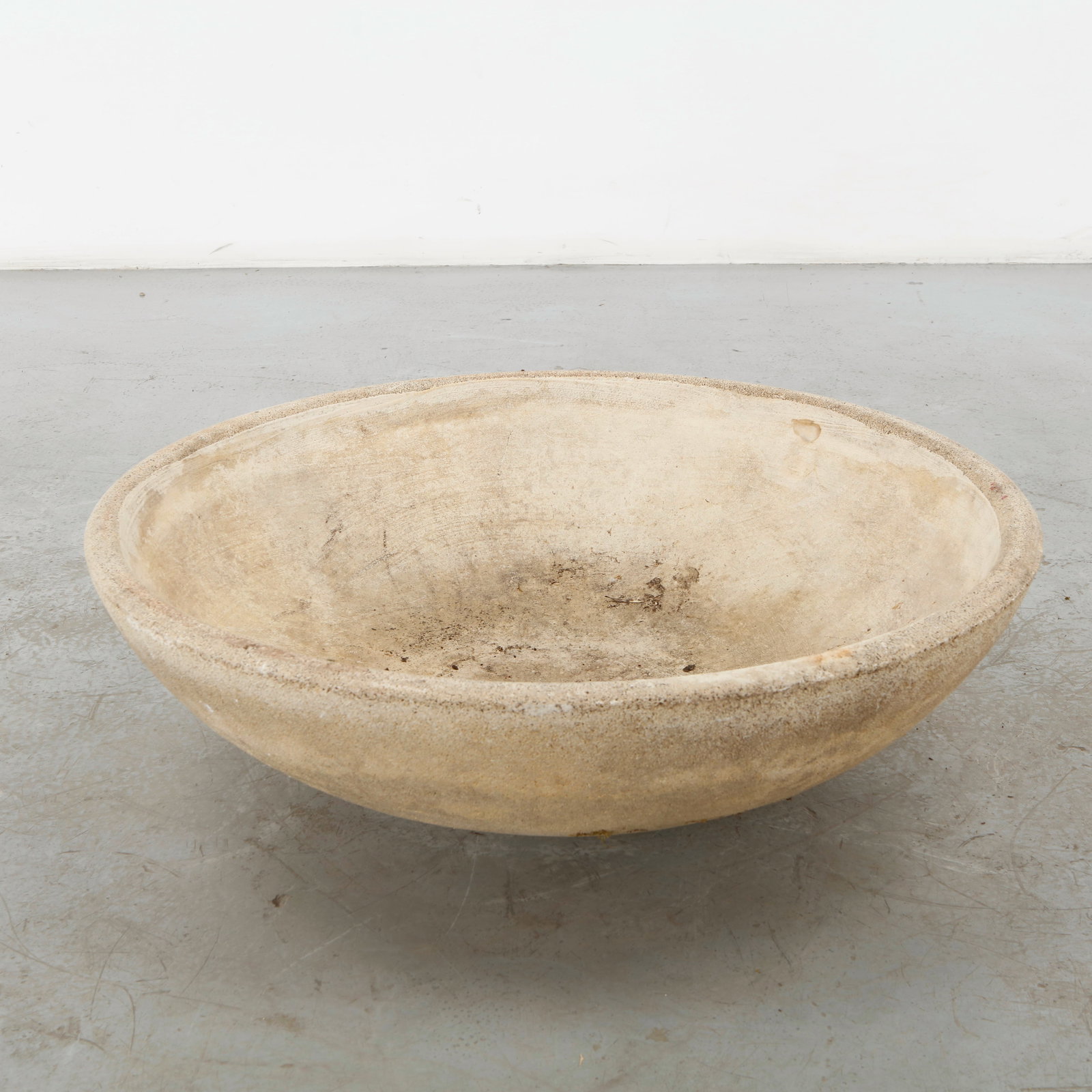 Round Cast Stone Planter, 1960s (1 of 9)