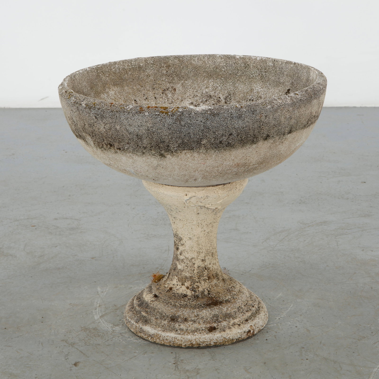 Cast Stone Planter on Stand, 1960s (1 of 11)