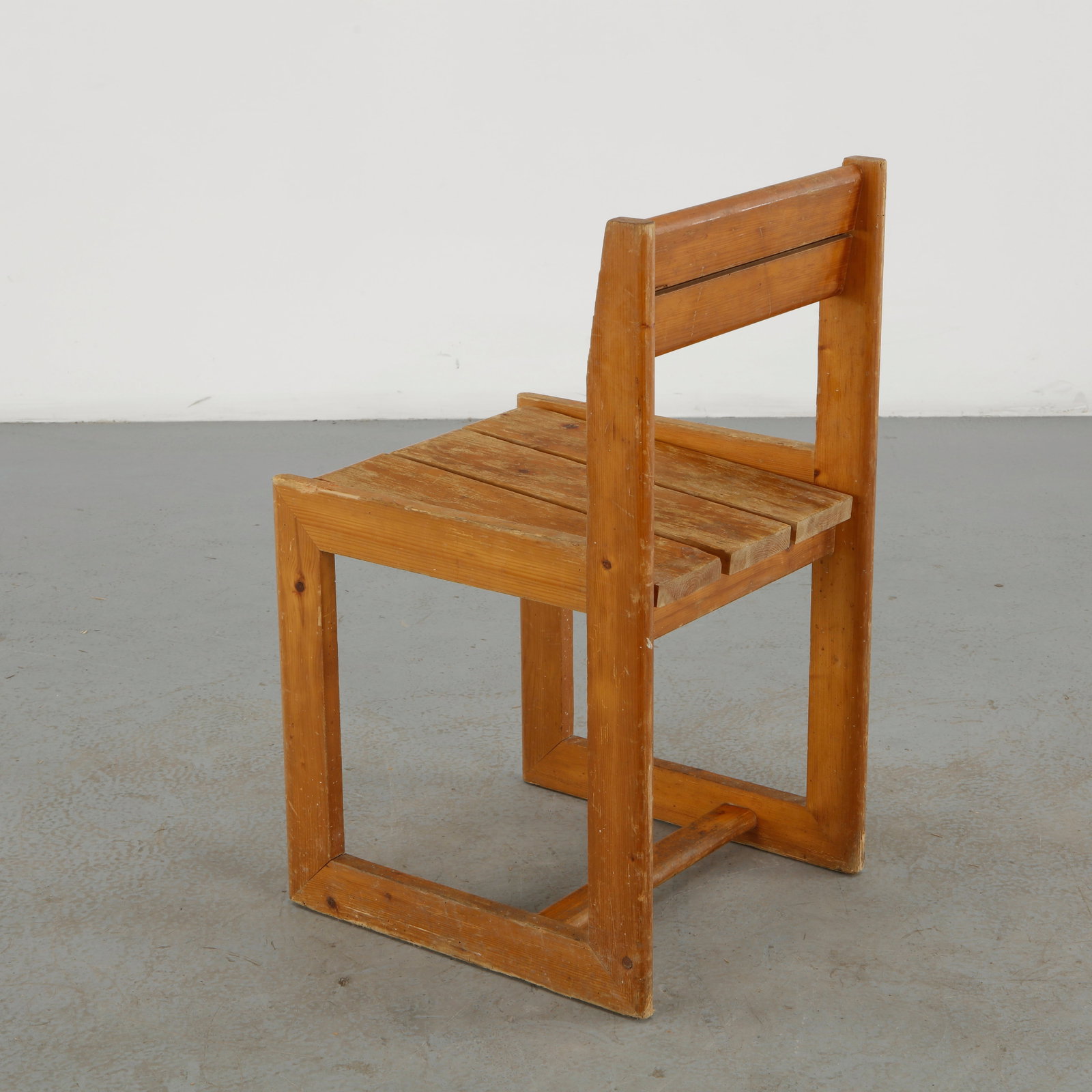 Andre Sornay, Pine Chair, 1960s - 4