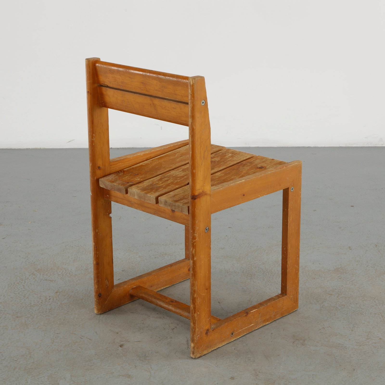 Andre Sornay, Pine Chair, 1960s - 6
