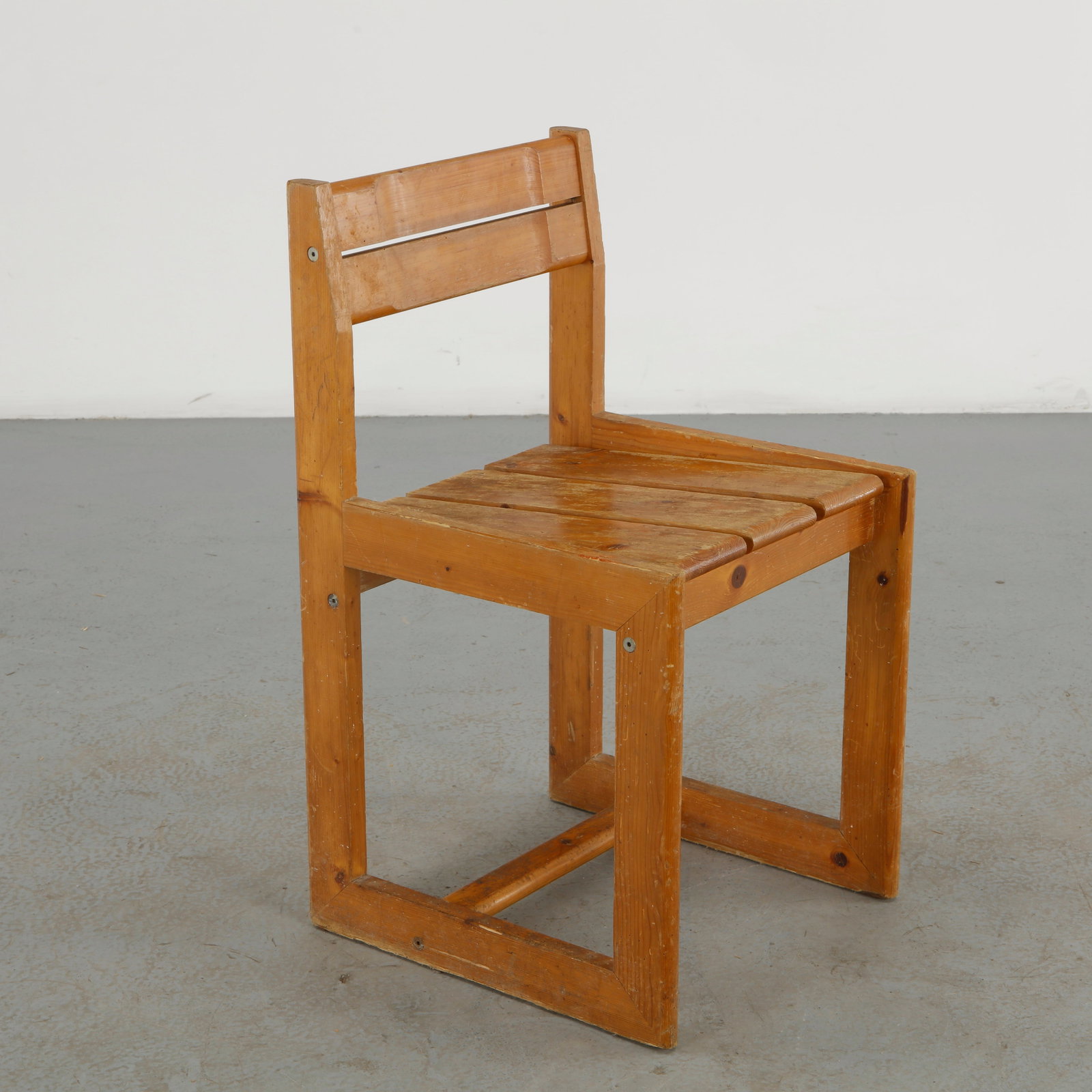 Andre Sornay, Pine Chair, 1960s - 8