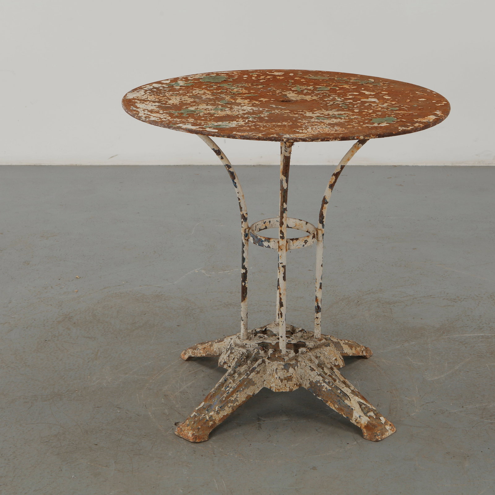 French Modernist Round Garden Table, 1960s - 6