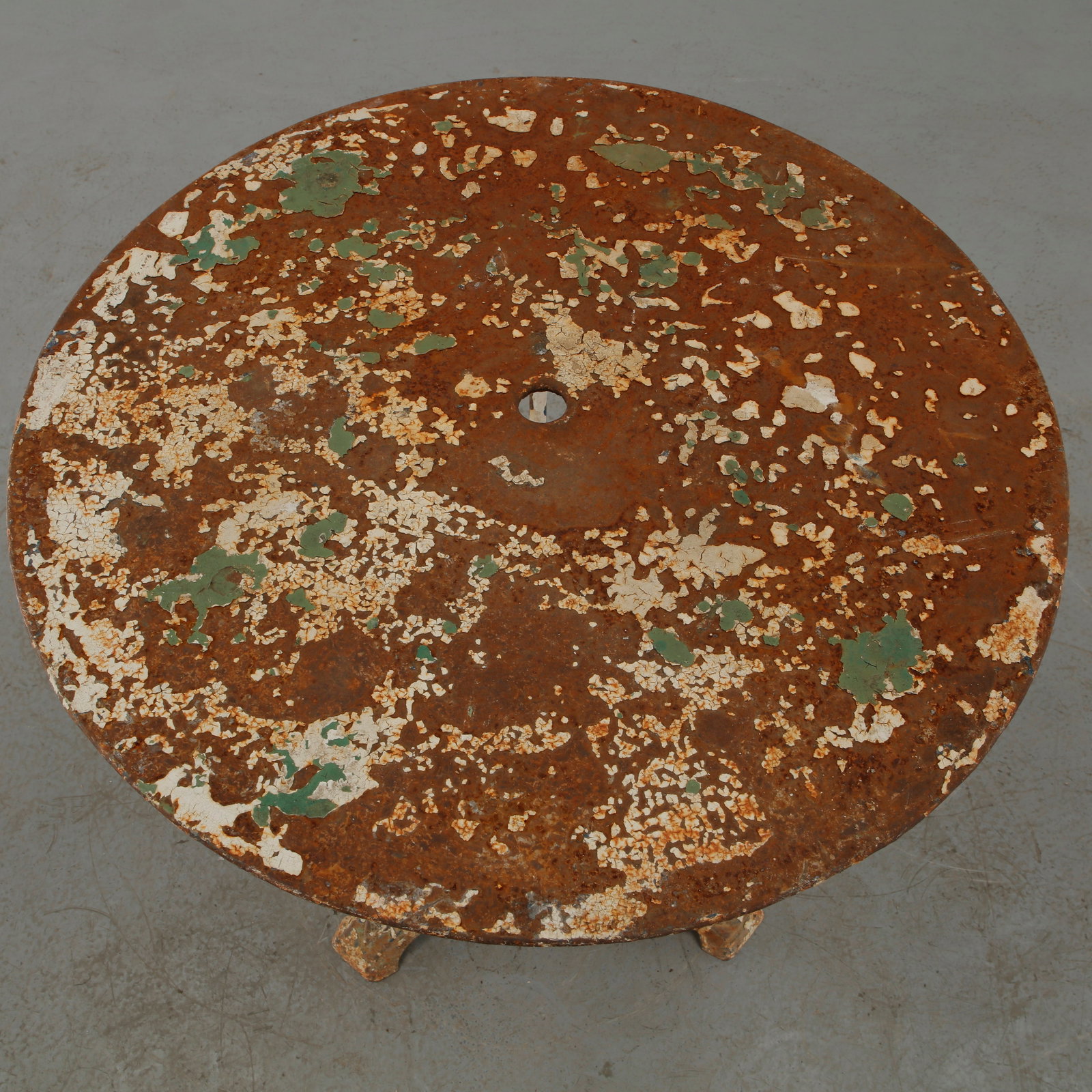 French Modernist Round Garden Table, 1960s - 7