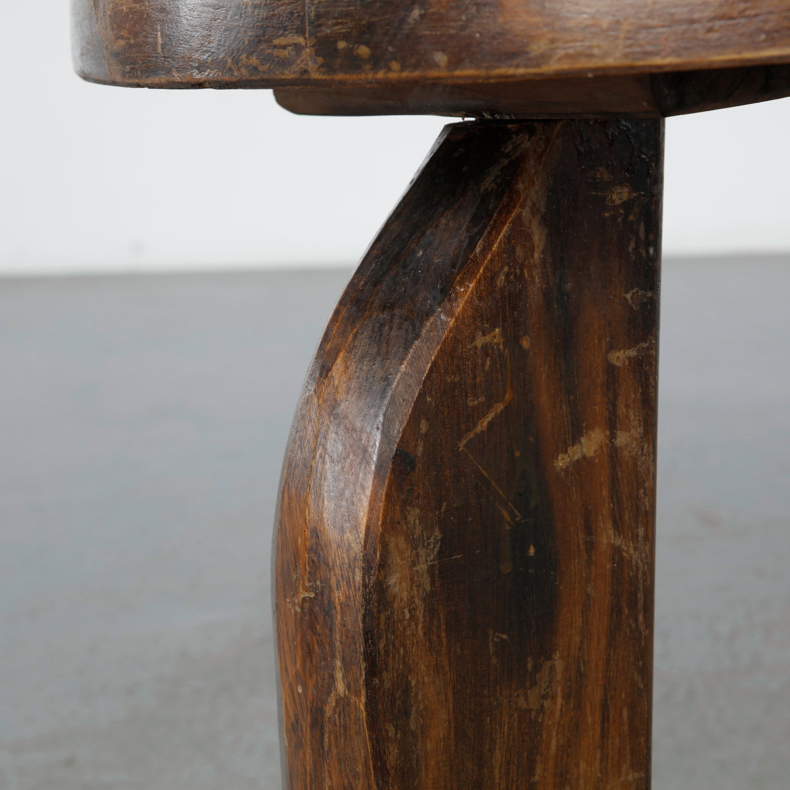 Rustic Three-Legged Side Table, France, 1960s - 7