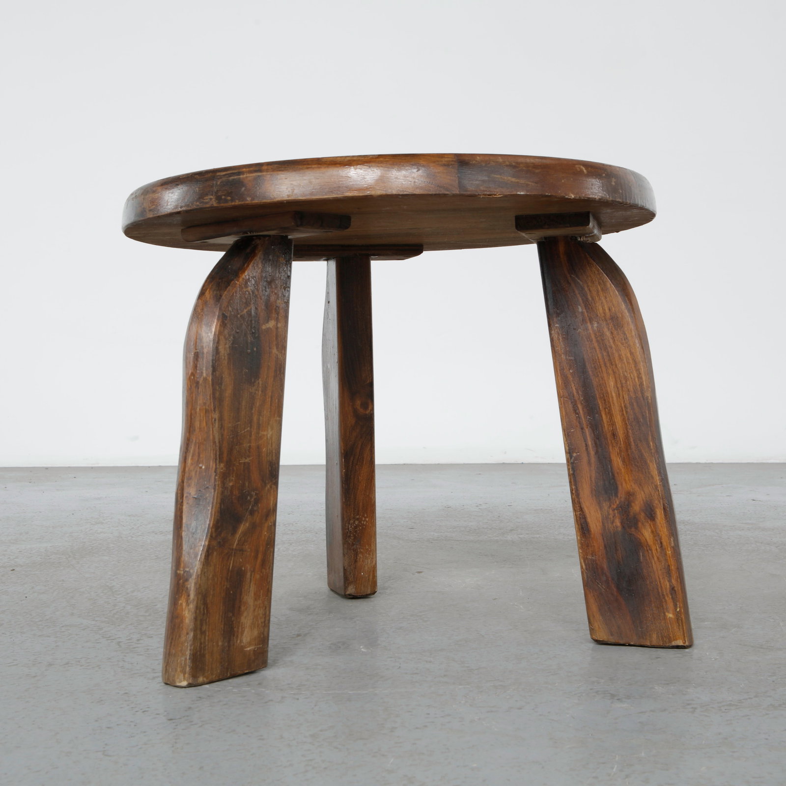 Rustic Three-Legged Side Table, France, 1960s - 9