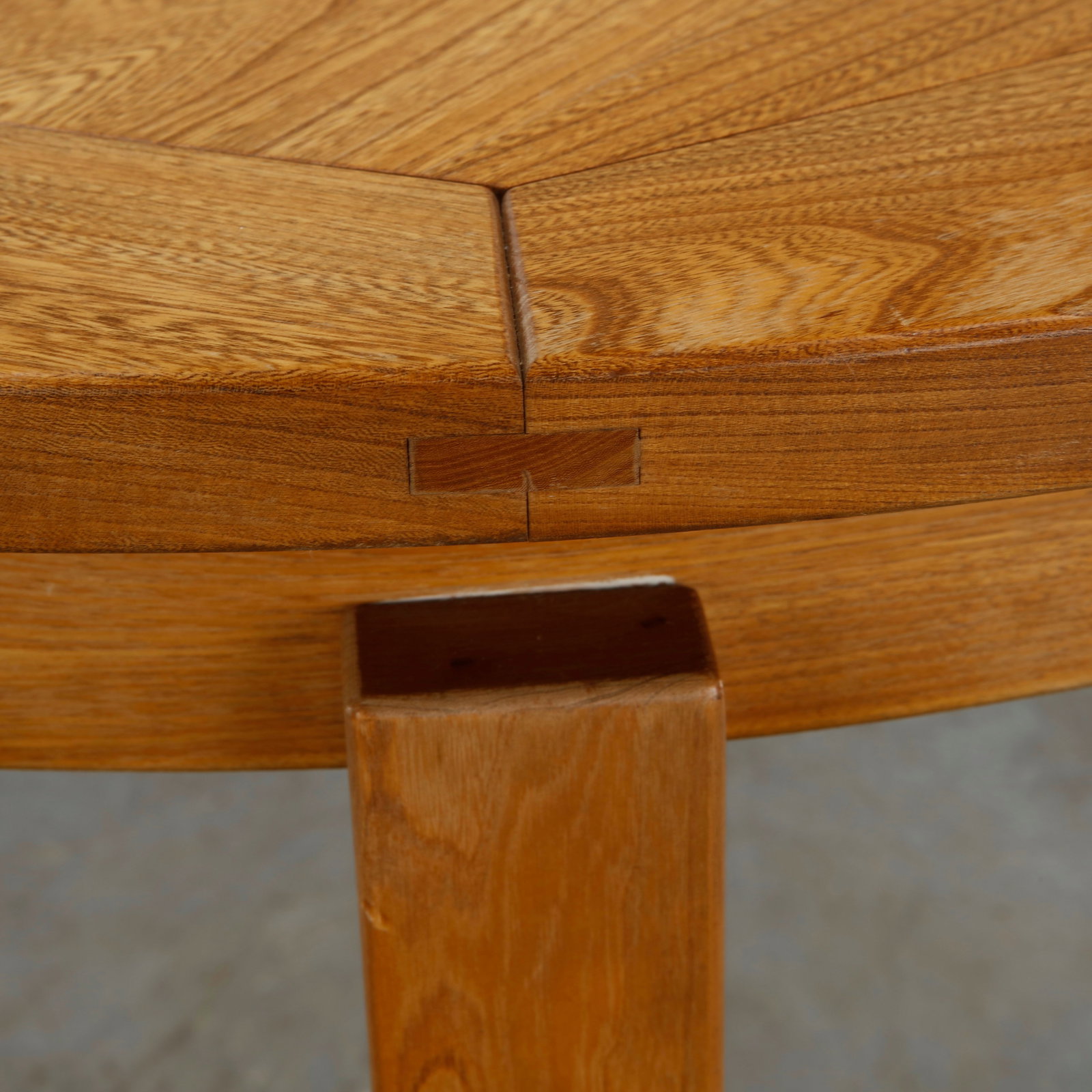 Round Extendable Dining Table, 1960s - 13