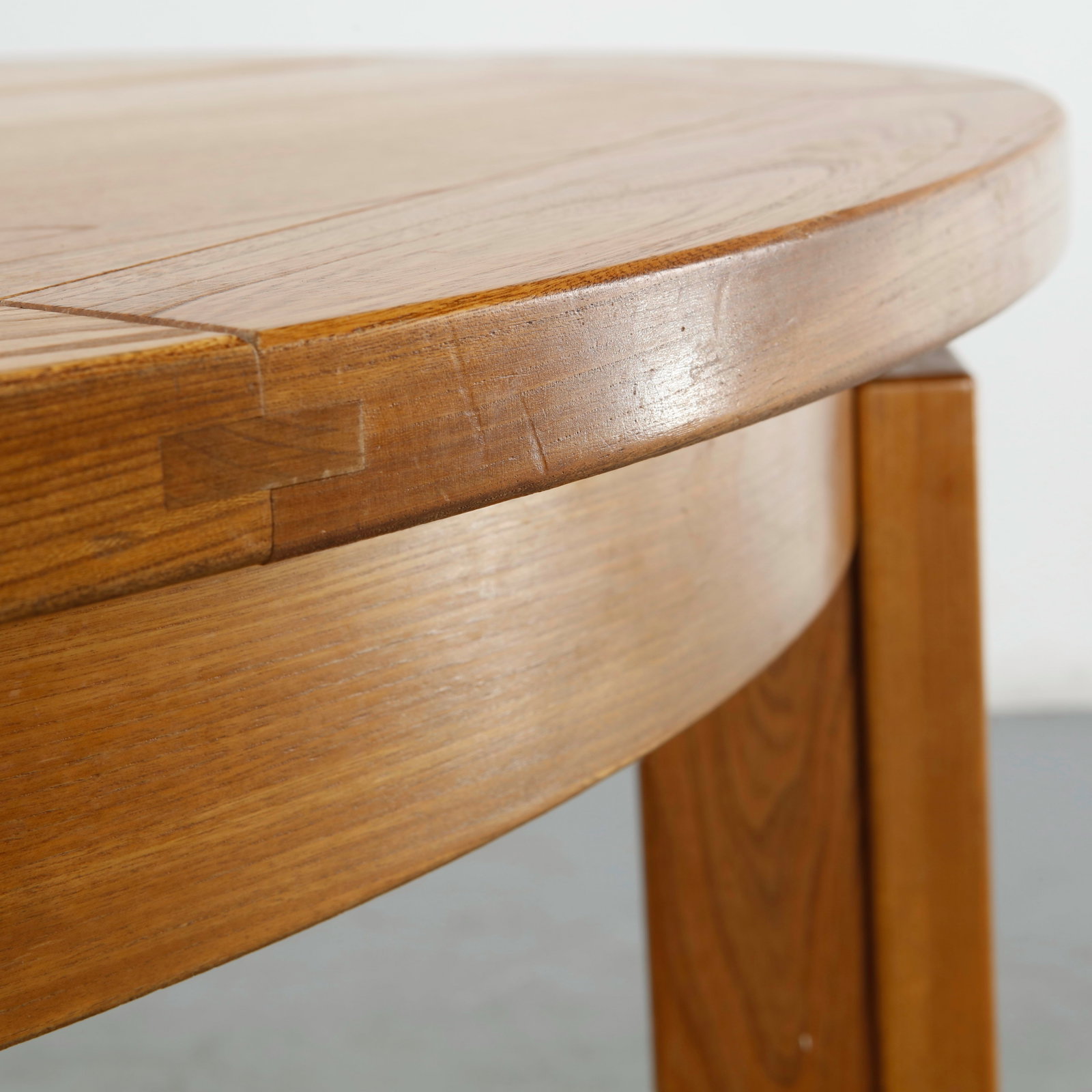 Round Extendable Dining Table, 1960s - 14