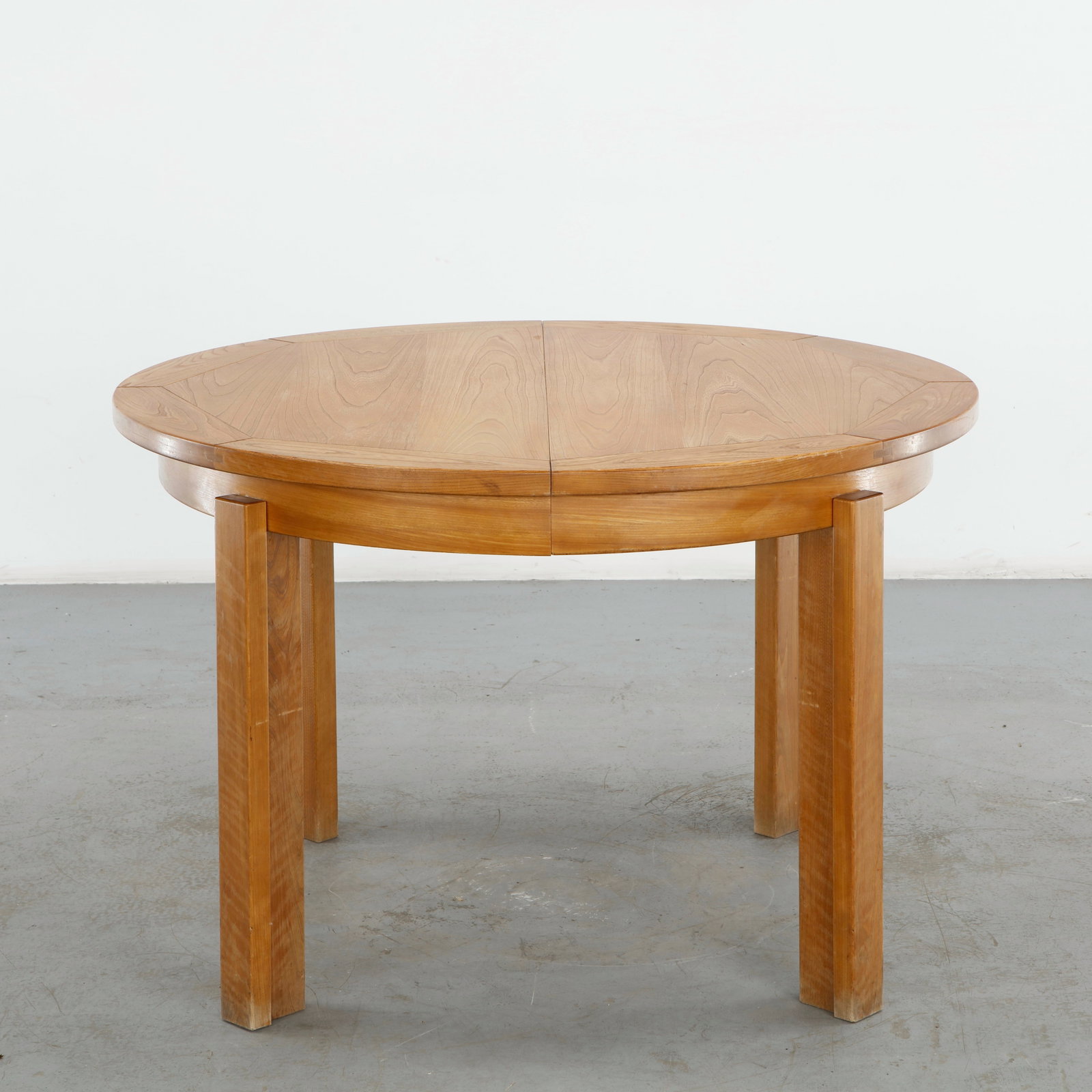 Round Extendable Dining Table, 1960s - 2
