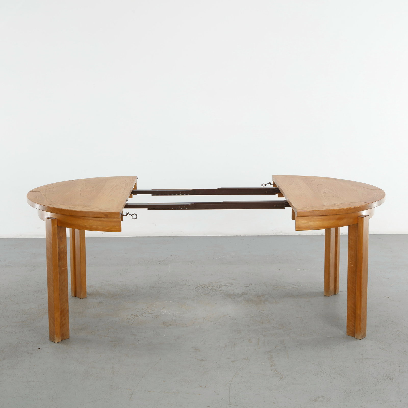 Round Extendable Dining Table, 1960s - 3