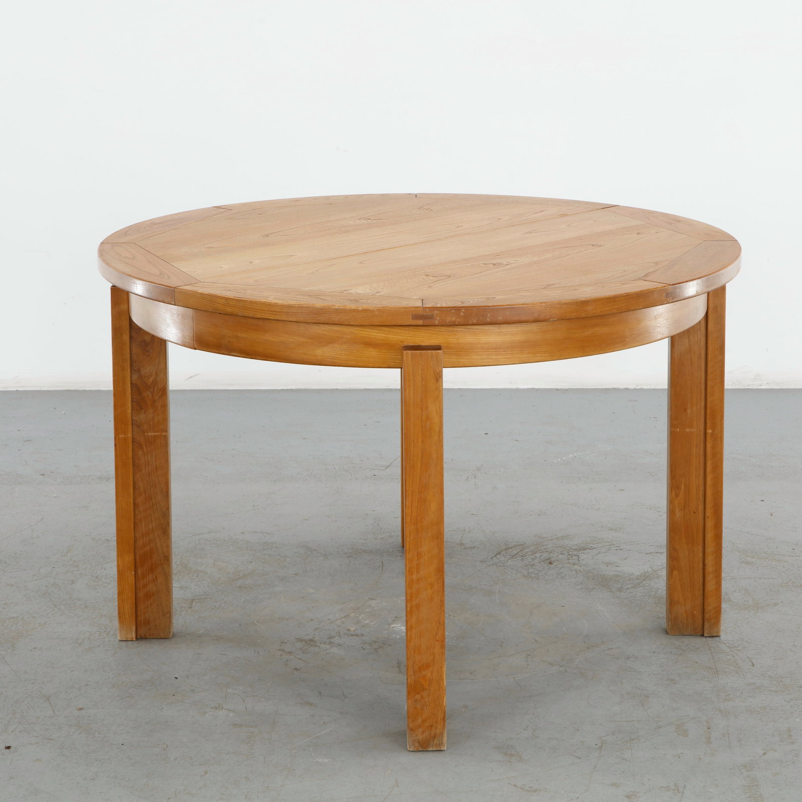 Round Extendable Dining Table, 1960s - 5