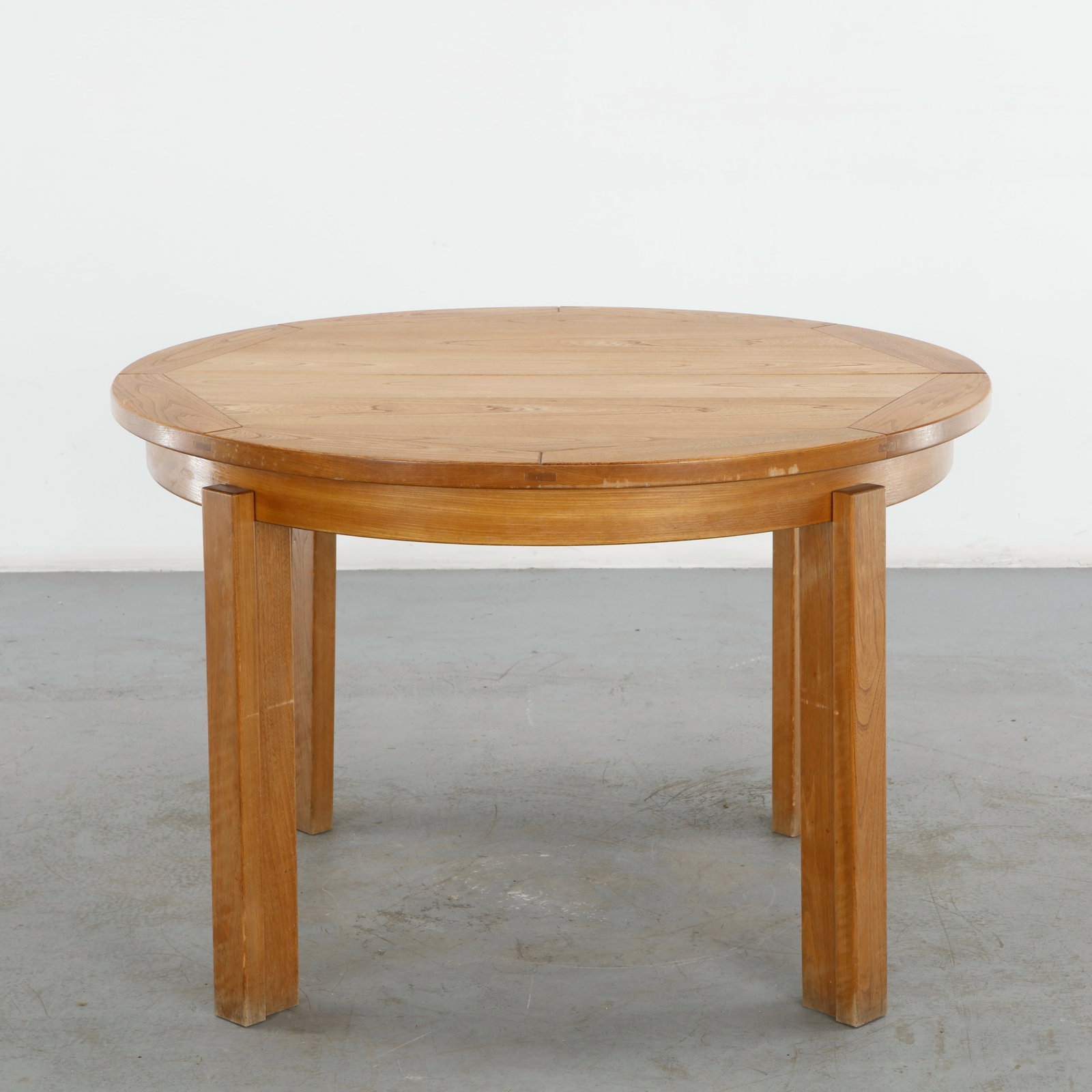 Round Extendable Dining Table, 1960s - 6