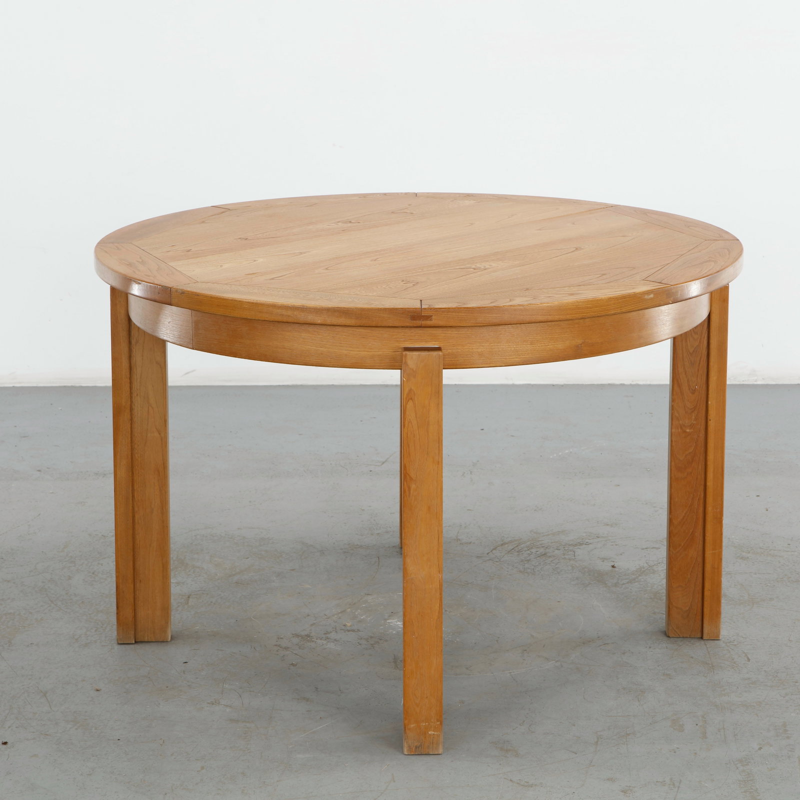 Round Extendable Dining Table, 1960s - 8