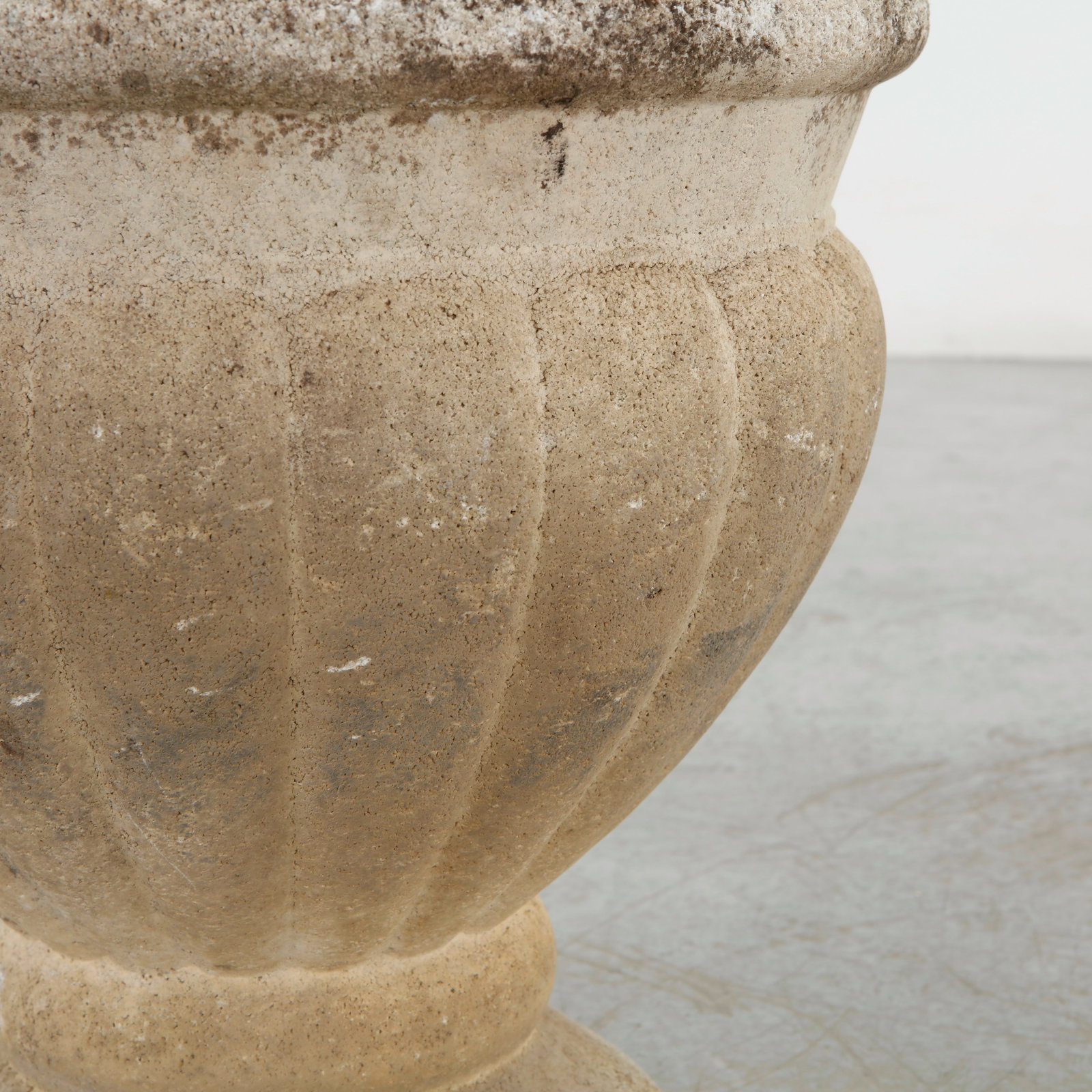 Cast Stone Urn Planter, 1960s - 11