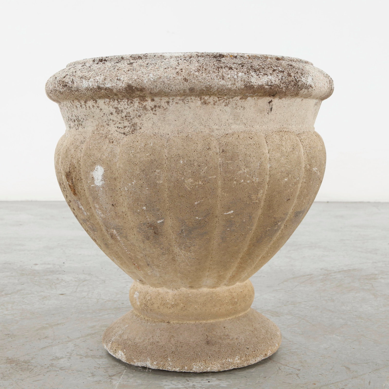Cast Stone Urn Planter, 1960s - 12