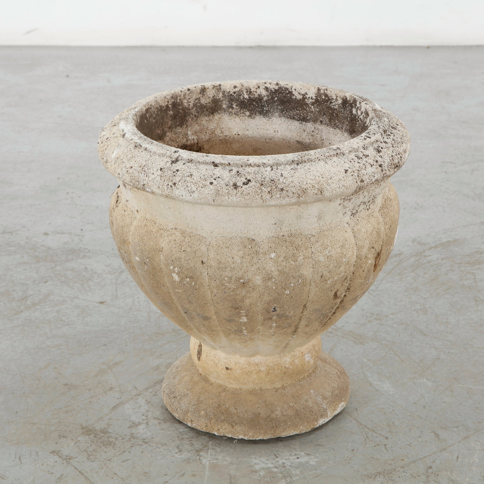 Cast Stone Urn Planter, 1960s - 2