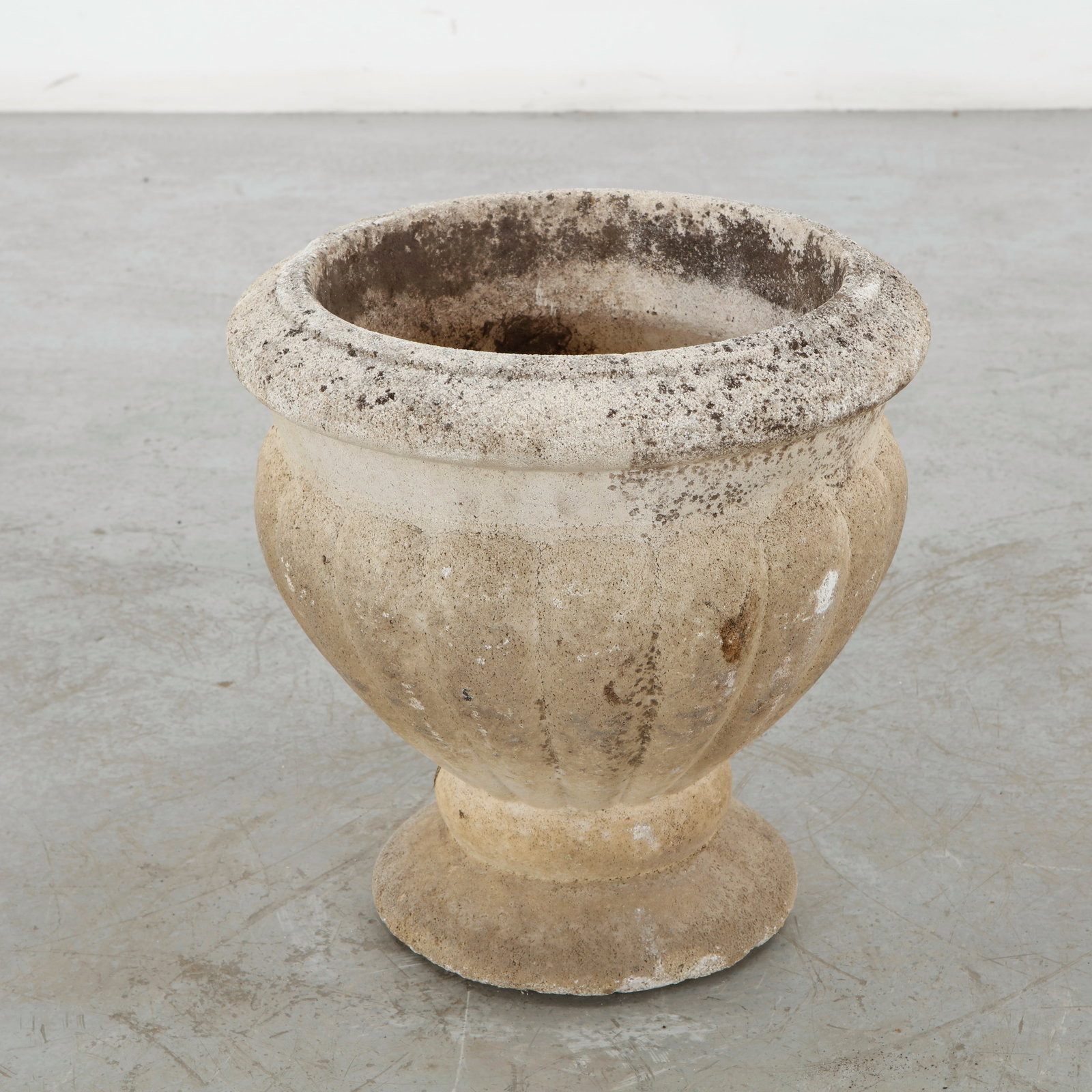 Cast Stone Urn Planter, 1960s - 3