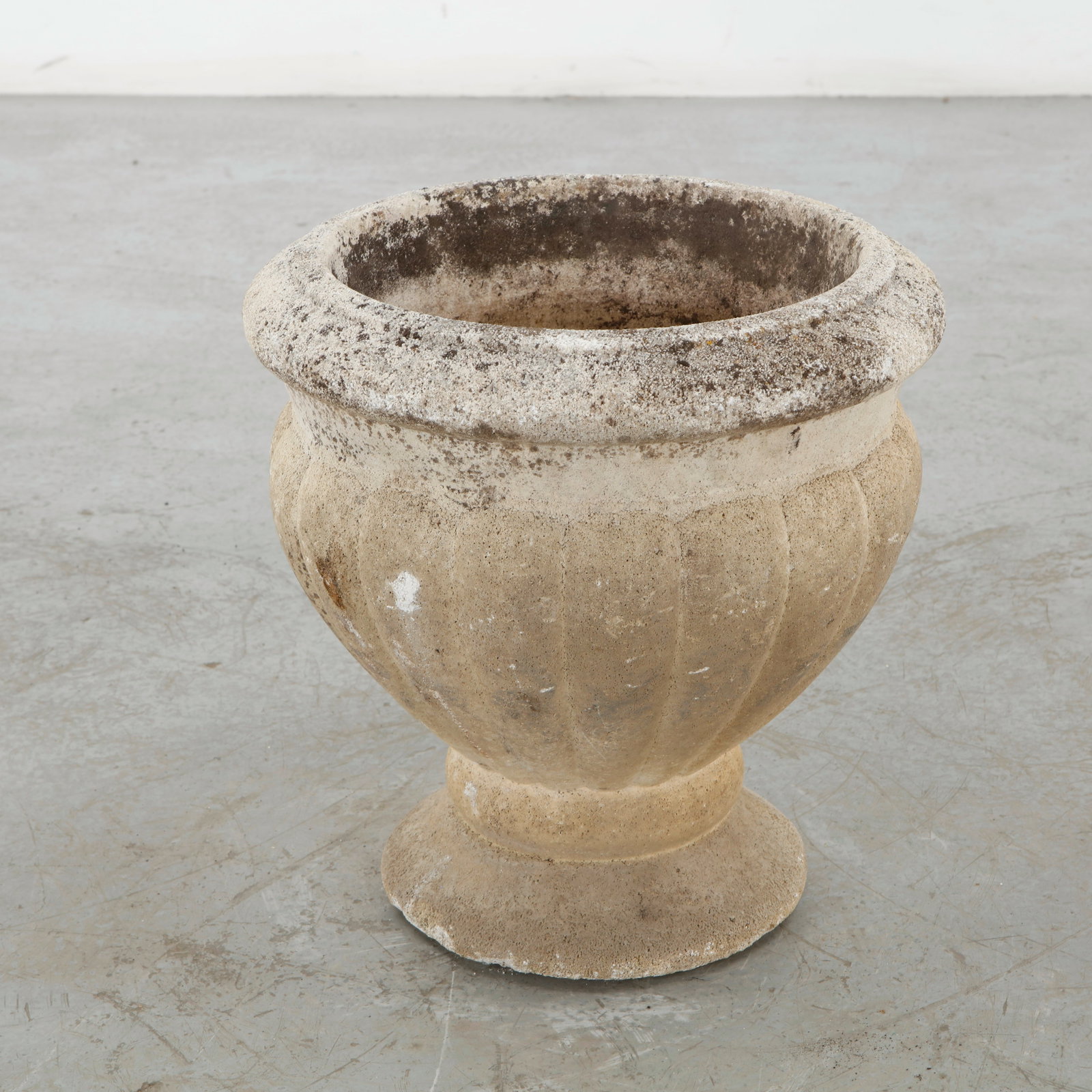 Cast Stone Urn Planter, 1960s - 5