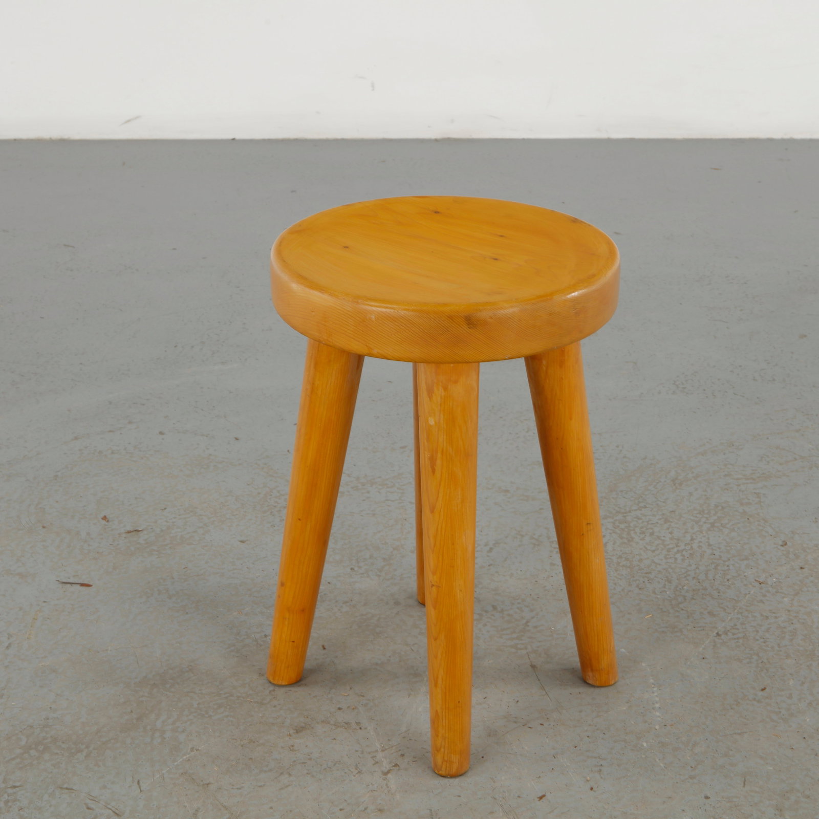 Primitive Wooden Stool, 1960s - 4