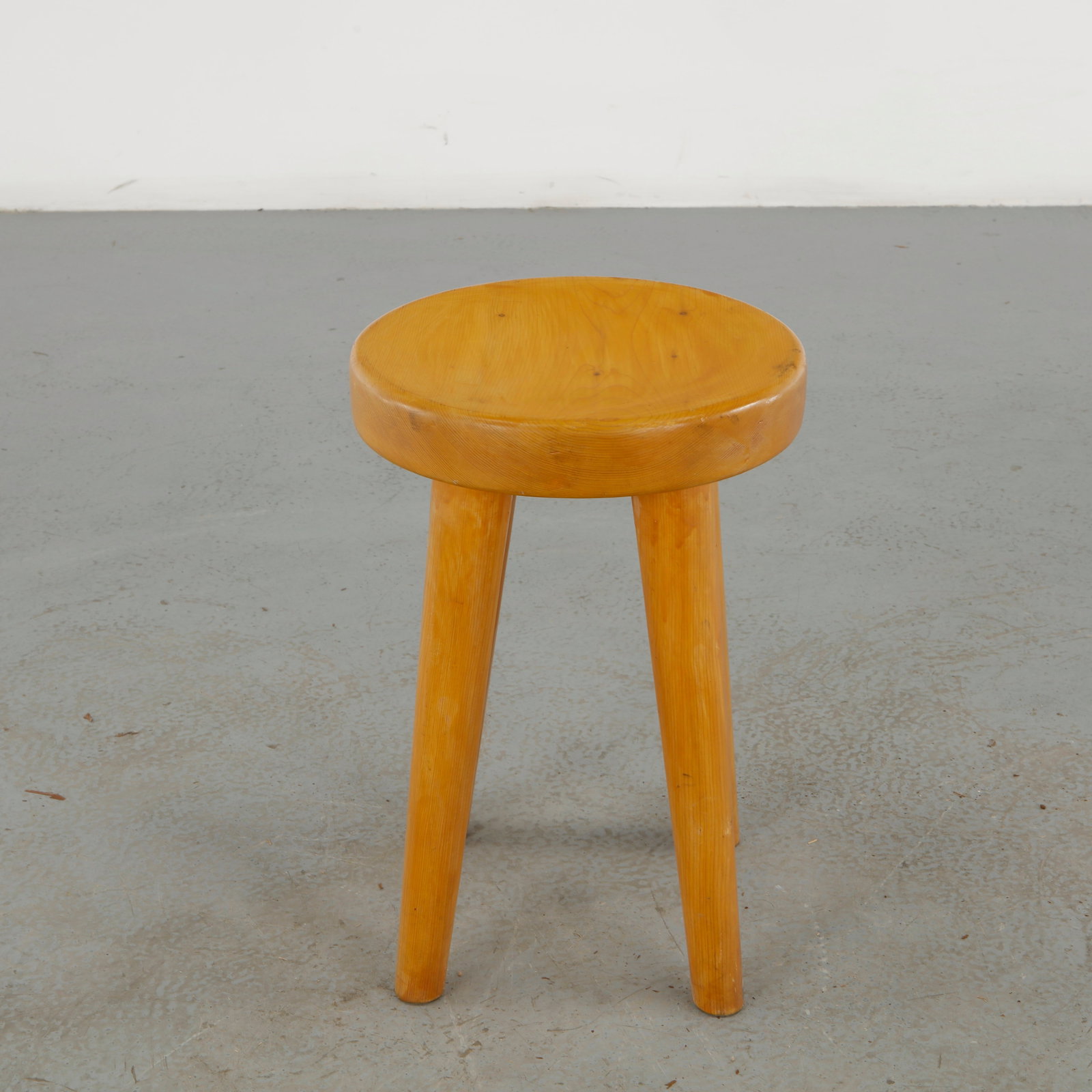 Primitive Wooden Stool, 1960s - 5