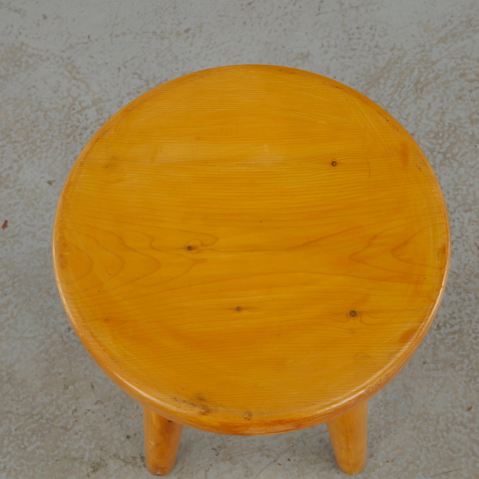 Primitive Wooden Stool, 1960s - 7