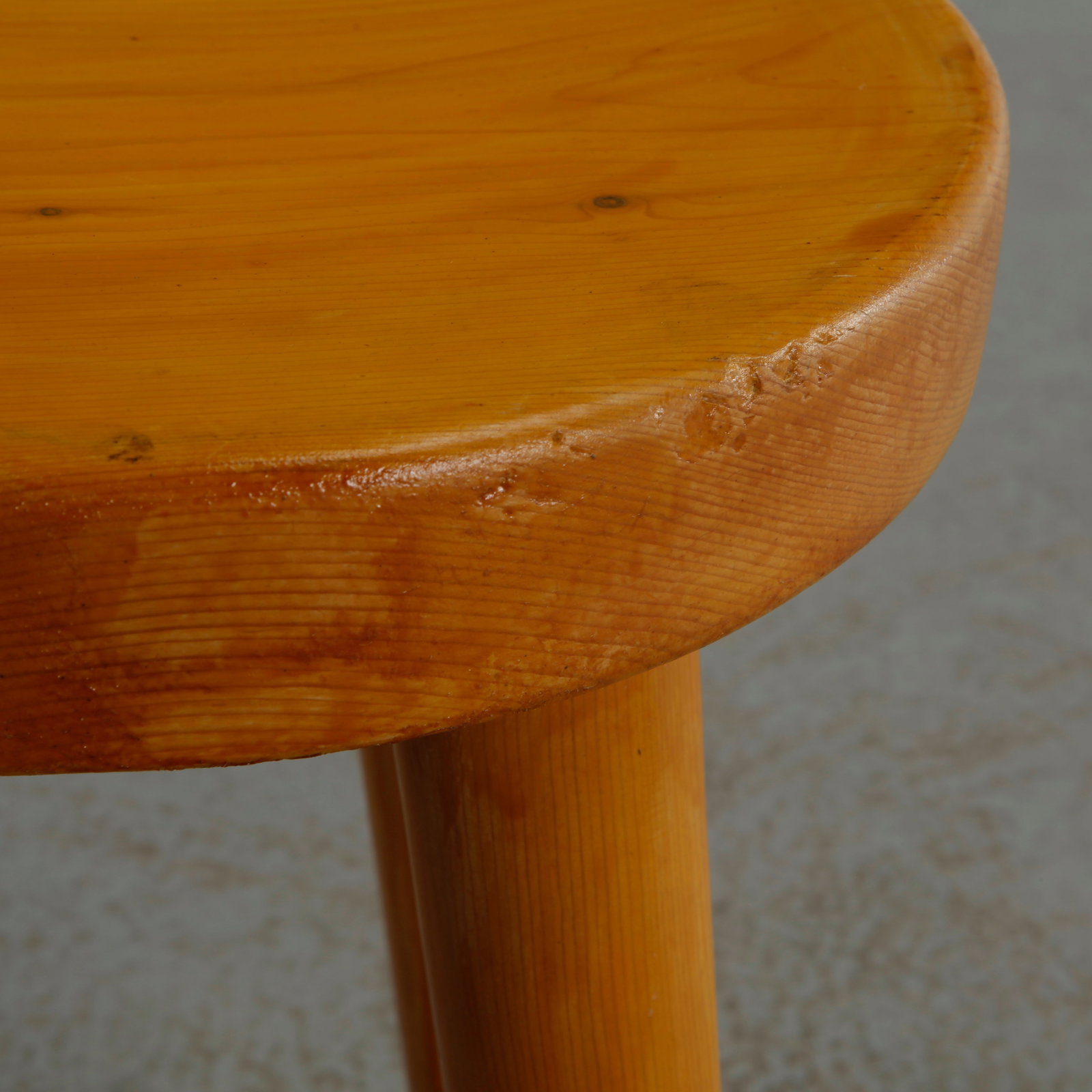 Primitive Wooden Stool, 1960s - 8