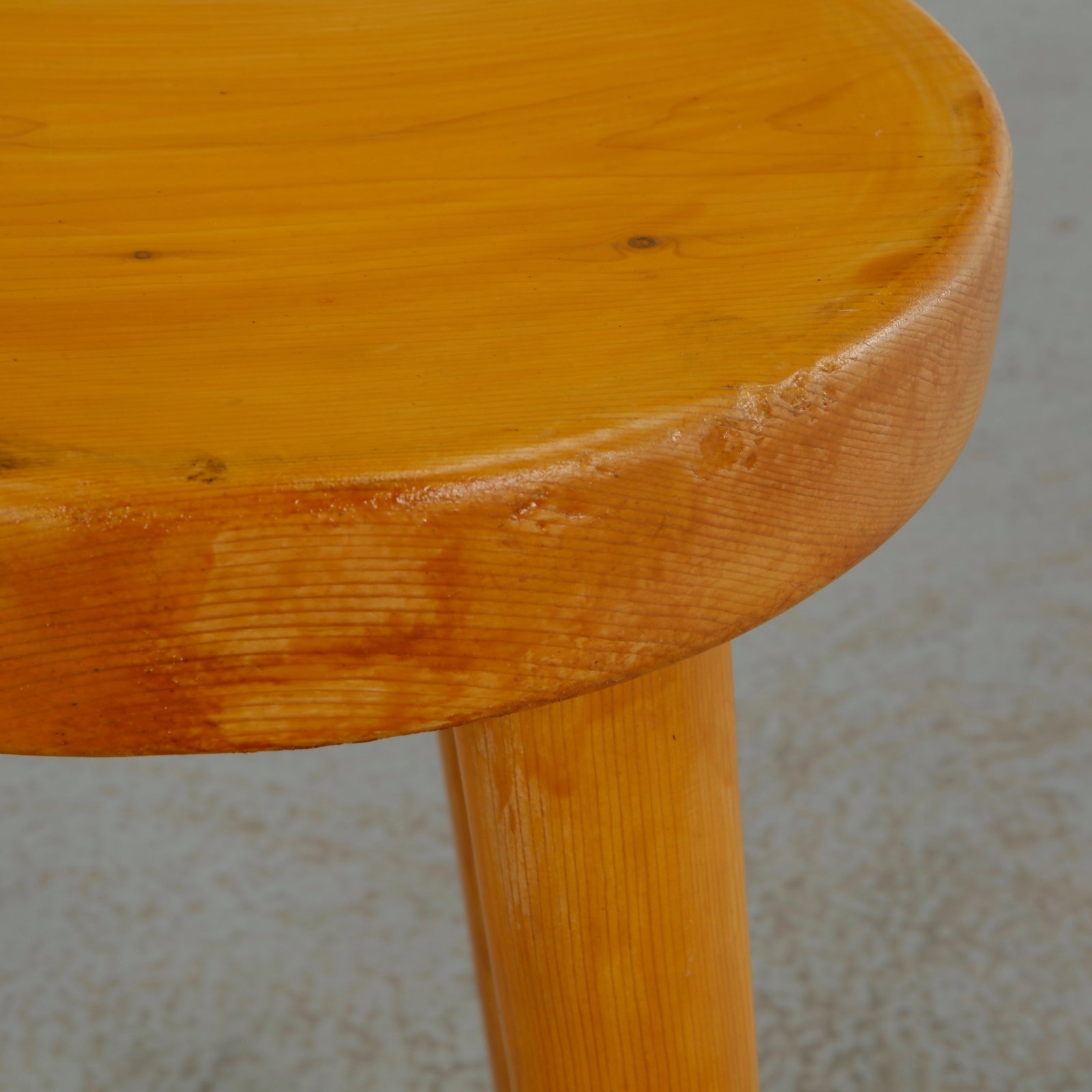 Primitive Wooden Stool, 1960s - 9