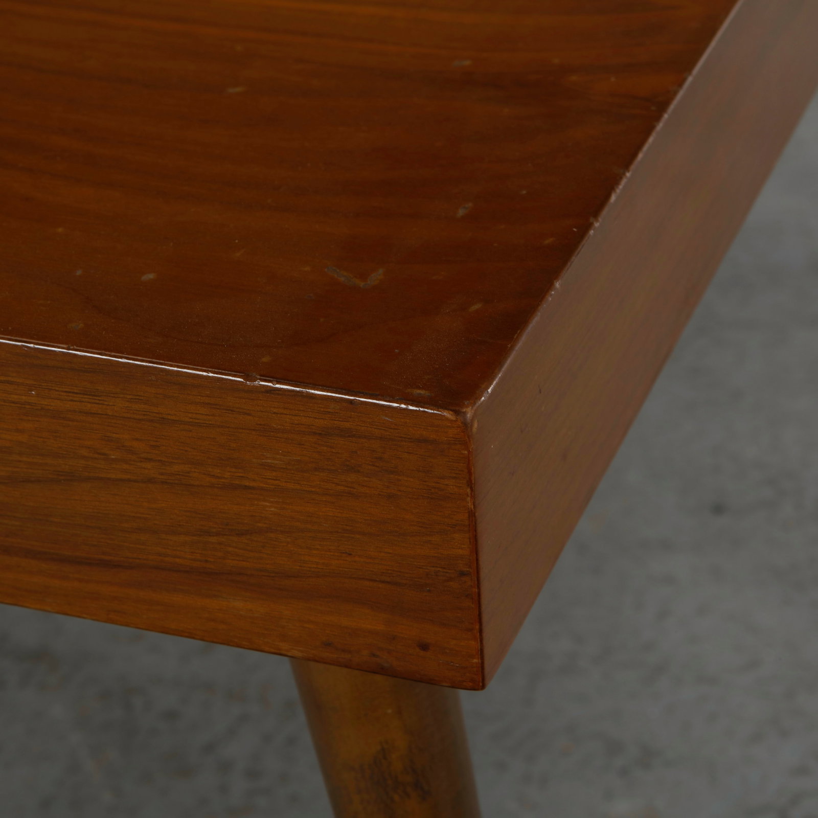 3-Tier Walnut Side Table, 1960s - 12