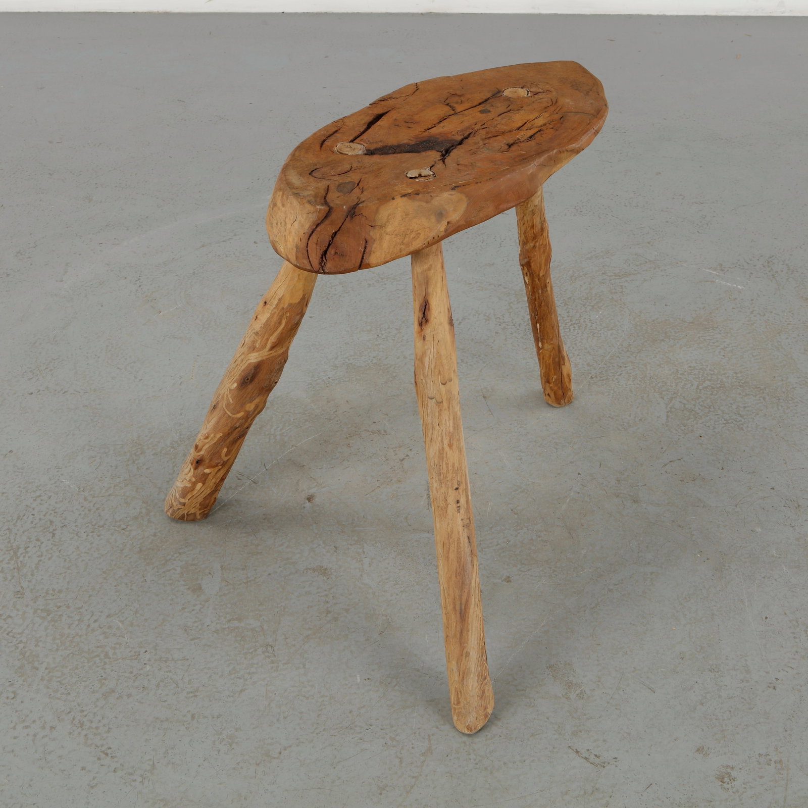 Root Wood Table with Stools, 1960s - 4