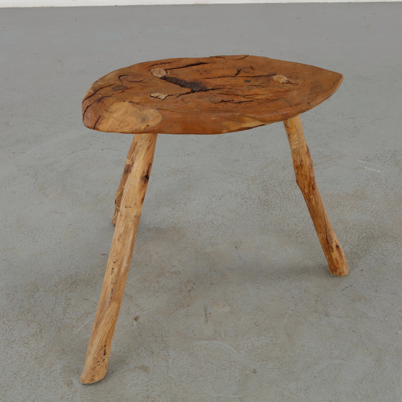 Root Wood Table with Stools, 1960s - 5